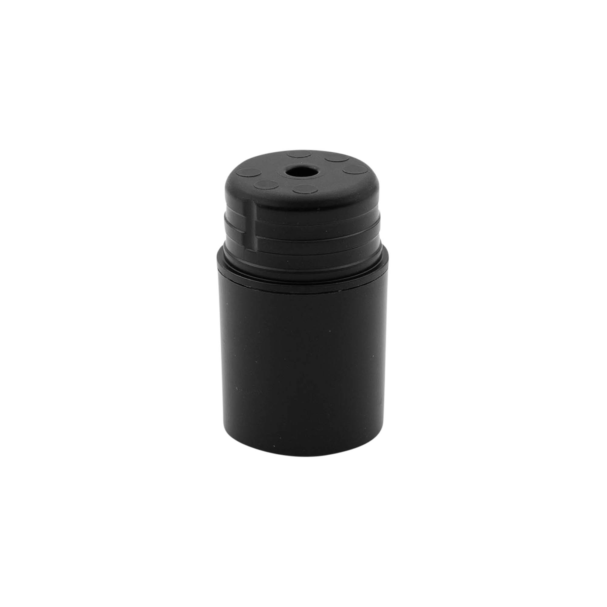 Airless Dispenser Pompa Kafası 'Nano', PP-Plastik, siyah