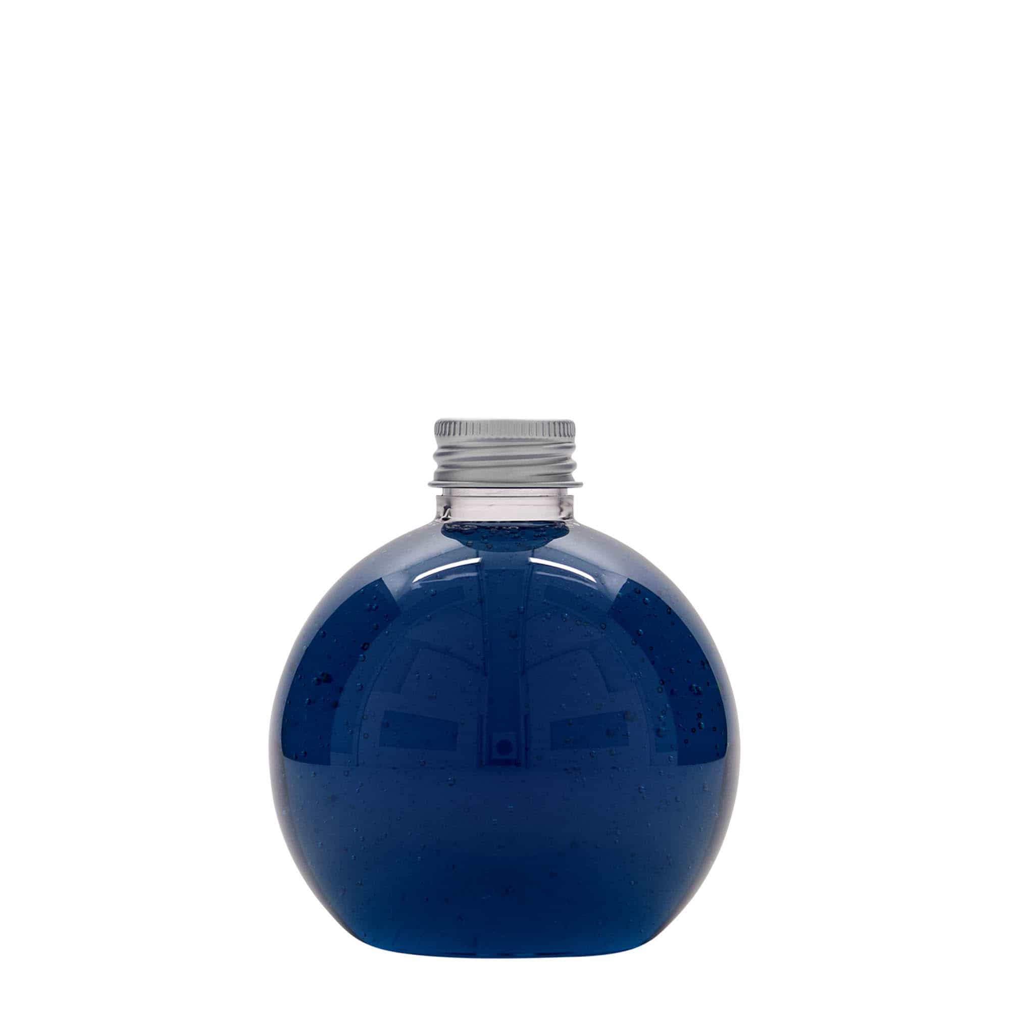 250 ml PET Şişe 'Perry', yuvarlak, plastik, ağız: 24/410