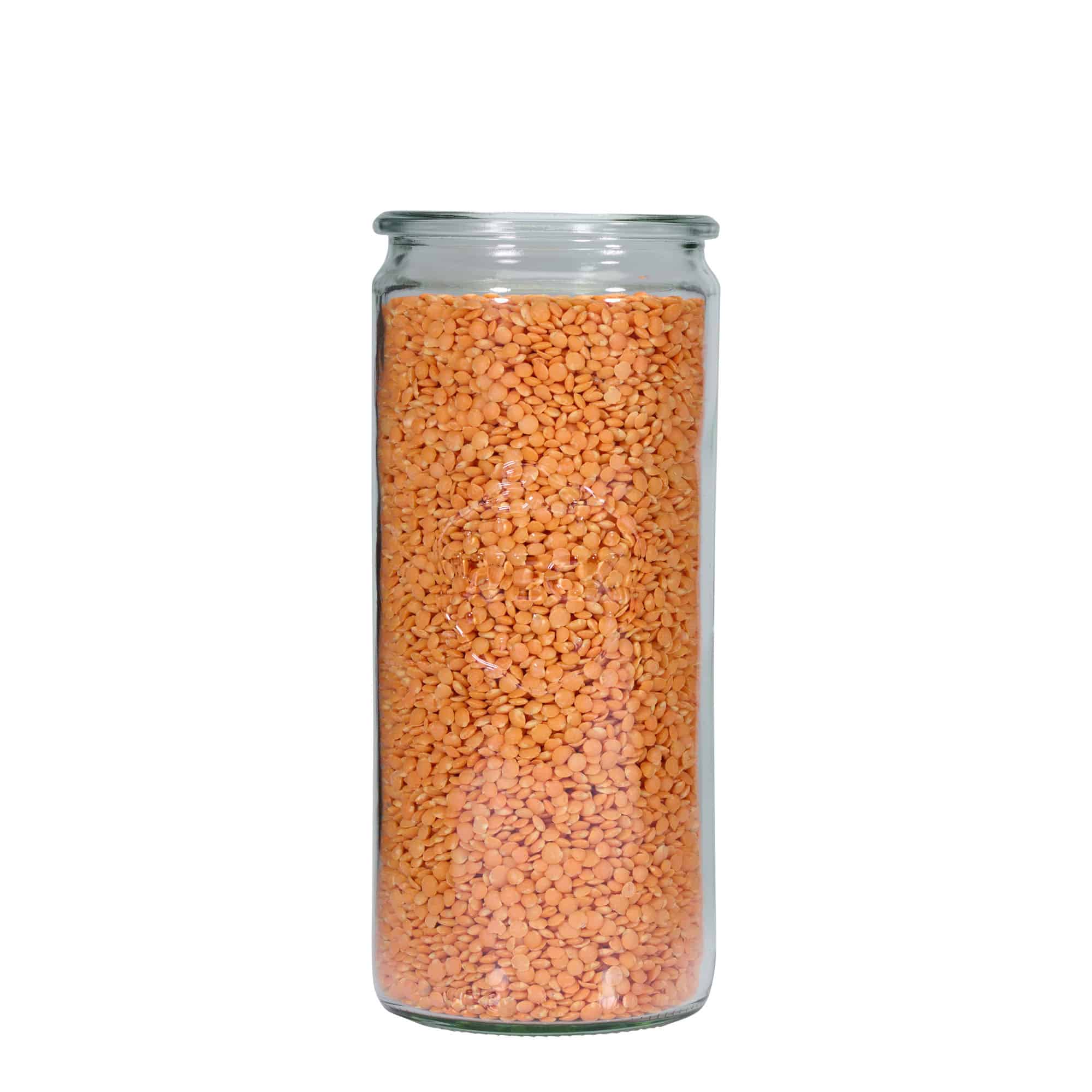 1.040 ml WECK Silindir Cam, Ağız: Yuvarlak Kenar