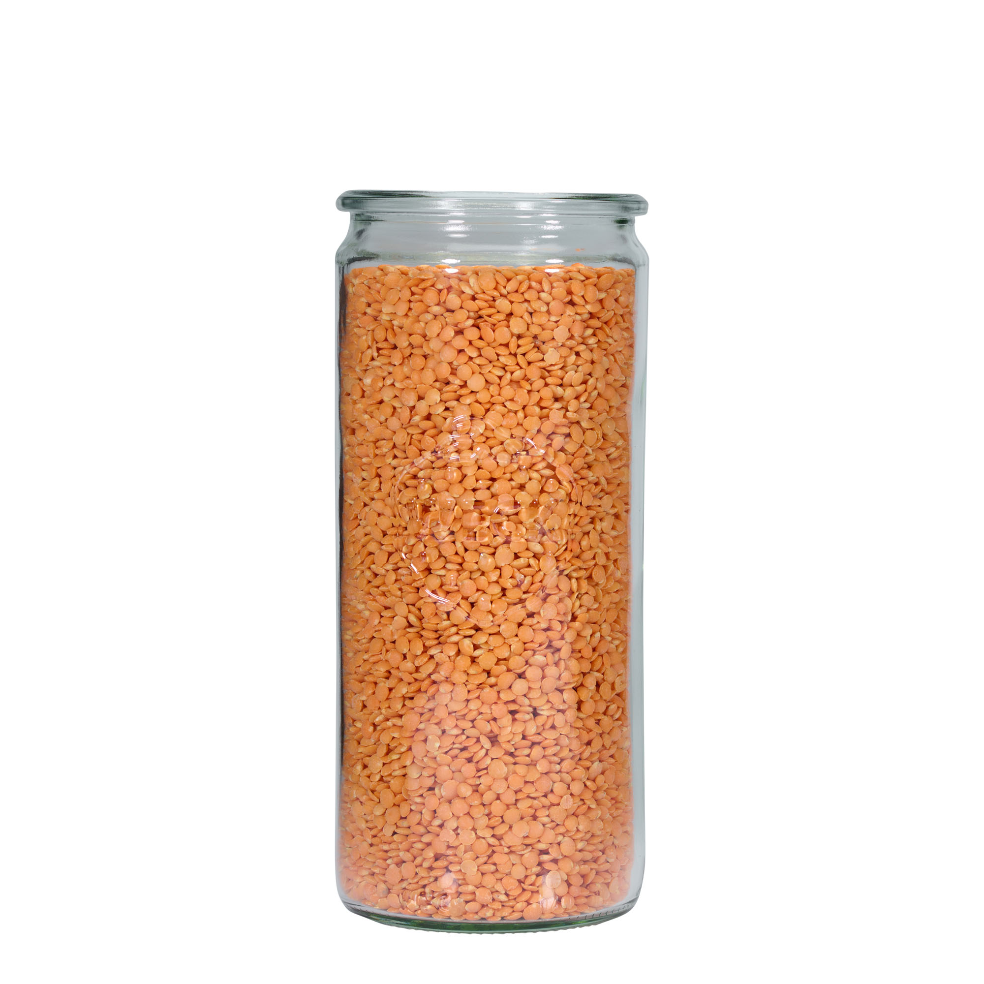 1.040 ml WECK Silindir Cam, Ağız: Yuvarlak Kenar