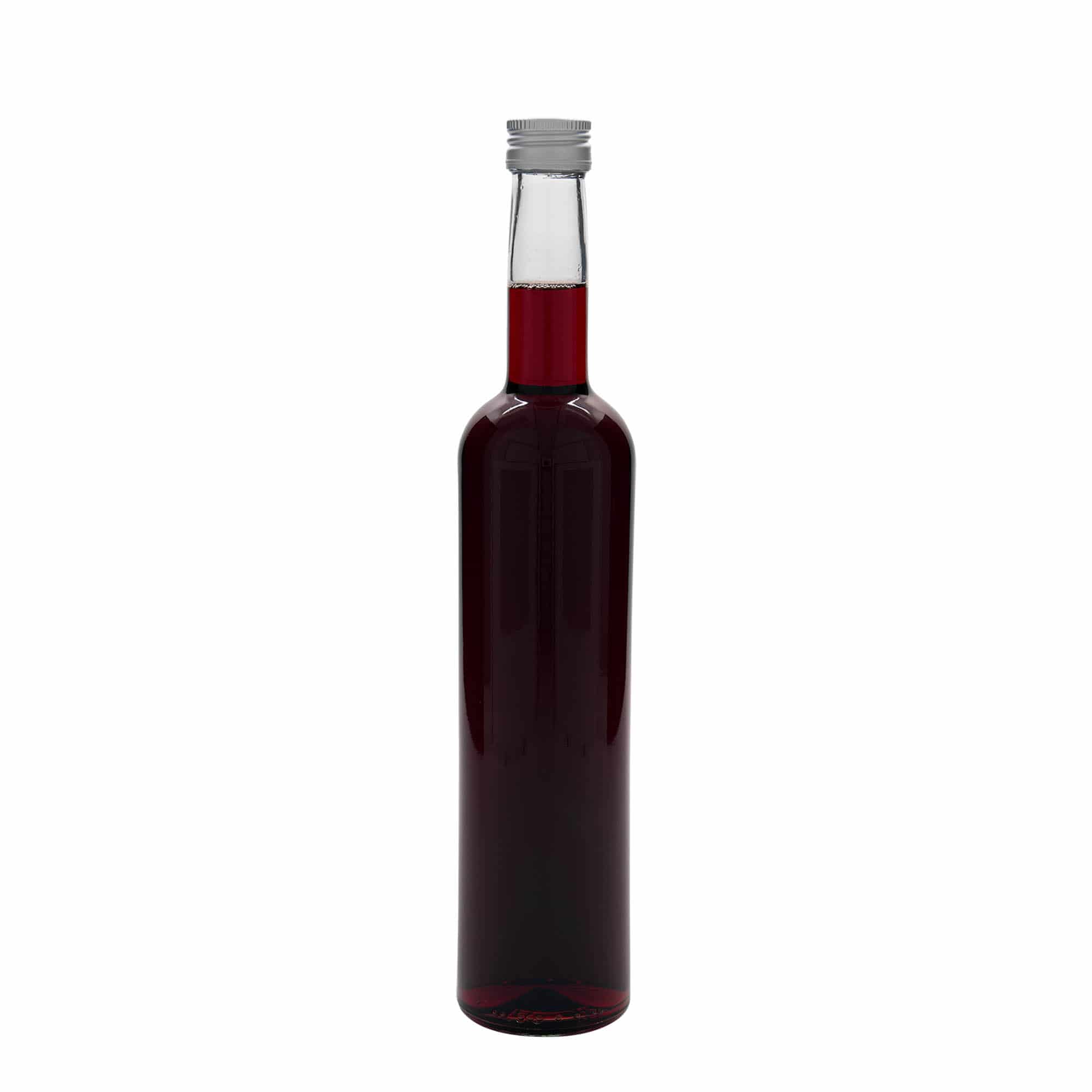 500 ml Cam şişe 'Bordeaux', Ağız: PP 28