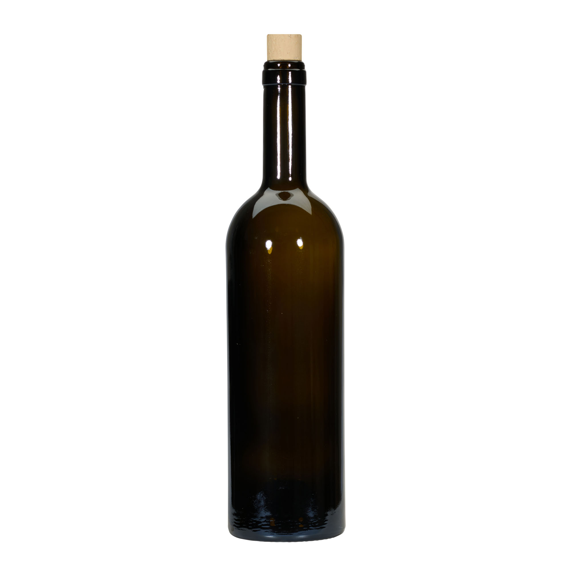 750 ml Şarap Şişesi 'Golia', antik yeşil, Ağız: Mantar 750 ml Şarap Şişesi 'Golia', antik yeşil, Ağız: Mantar