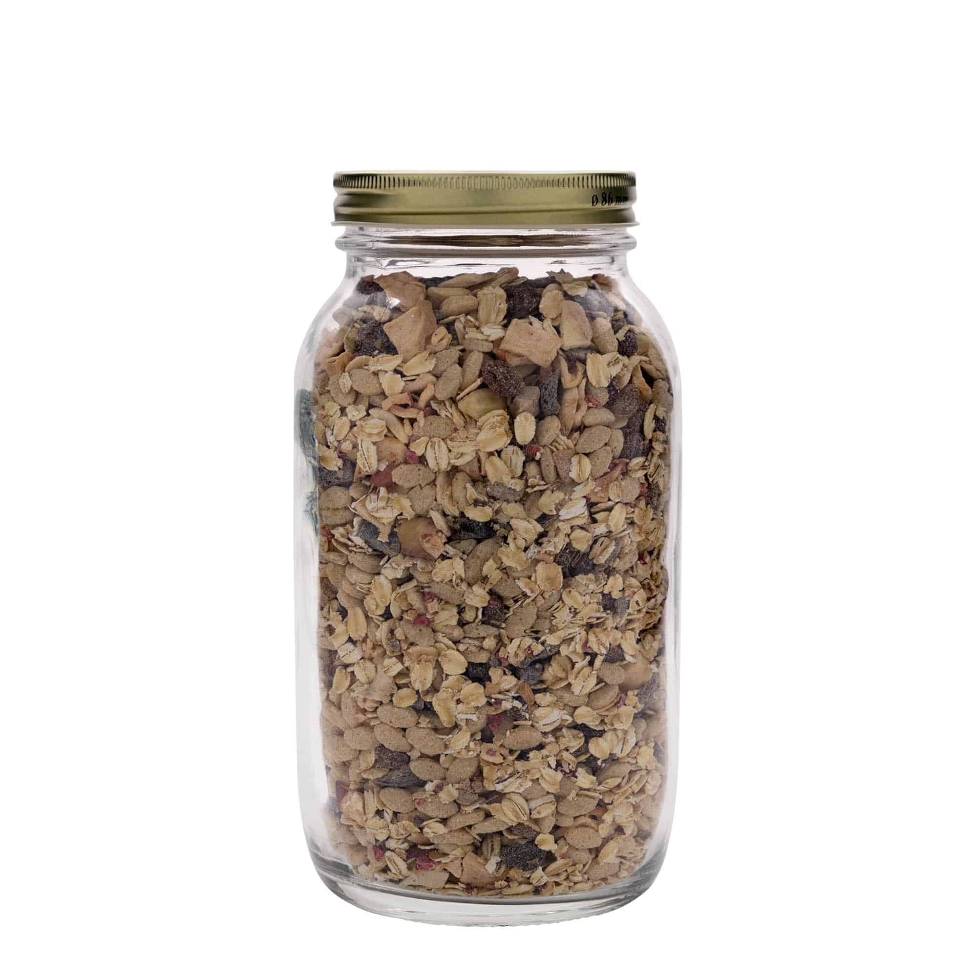 1.500 ml Cam 'Quattro Stagioni', Ağız: Vidalı kapak 1.500 ml Cam 'Quattro Stagioni', Ağız: Vidalı kapak