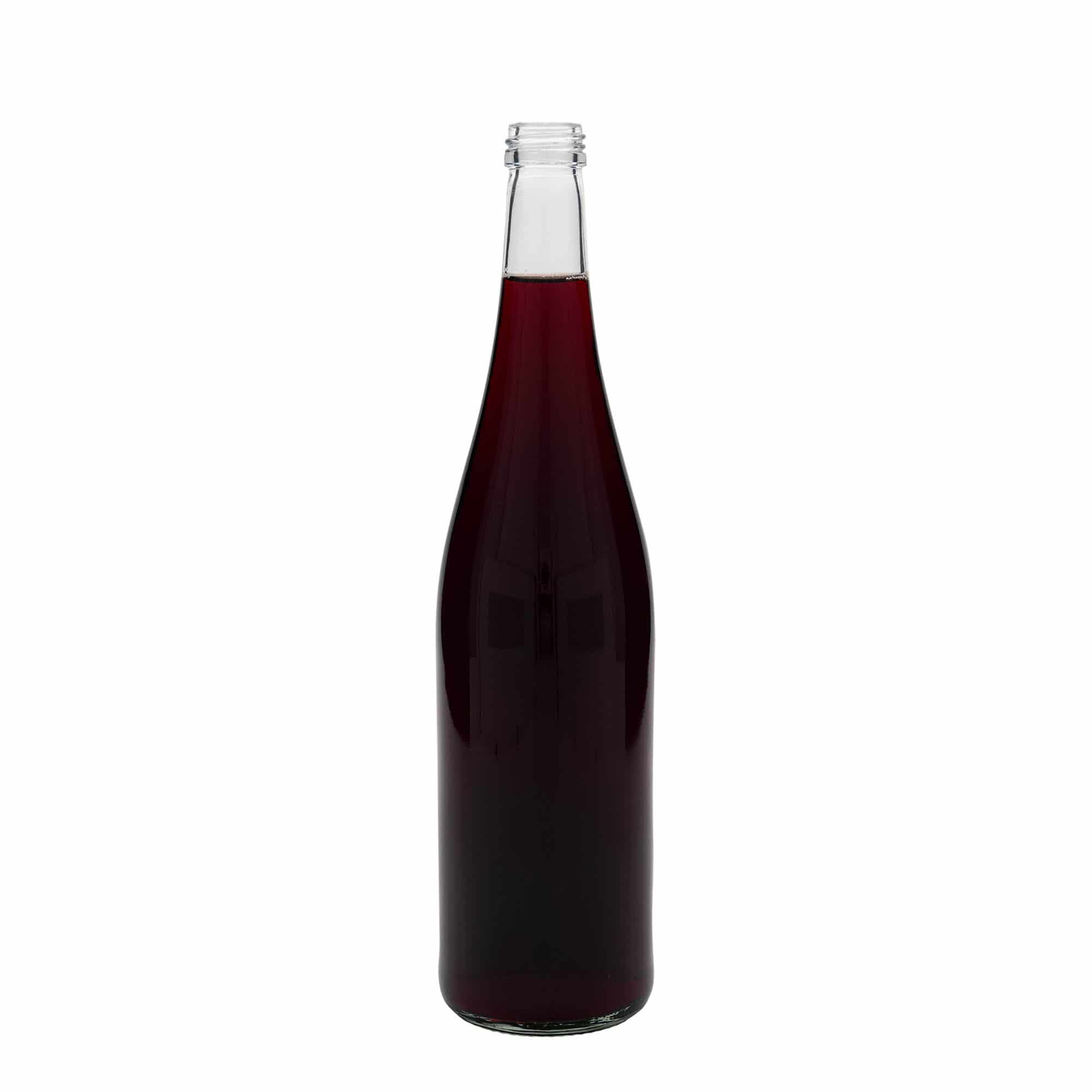 750 ml cam şişe 'Weinschlegel', ağız: PP 28