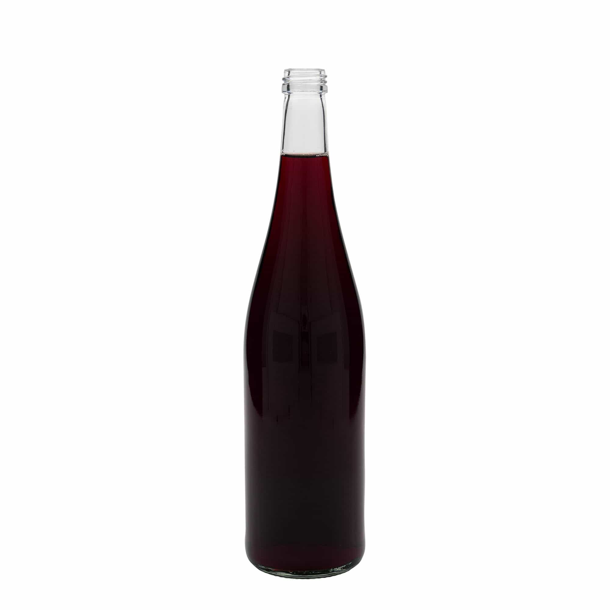 750 ml cam şişe 'Weinschlegel', ağız: PP 28