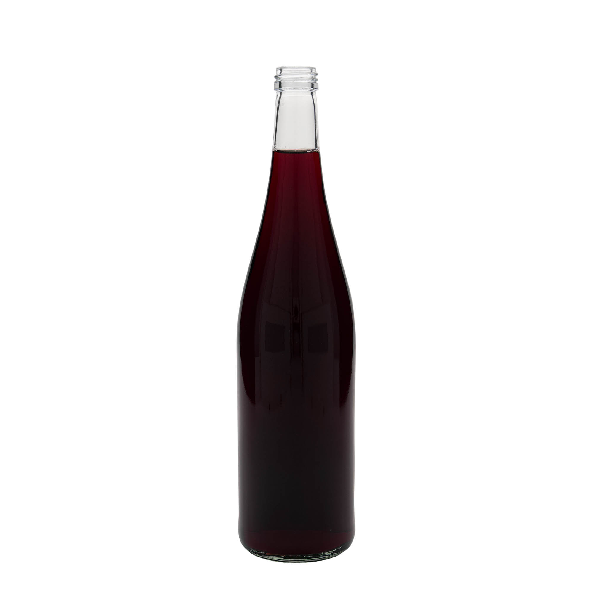 750 ml cam şişe 'Weinschlegel', ağız: PP 28