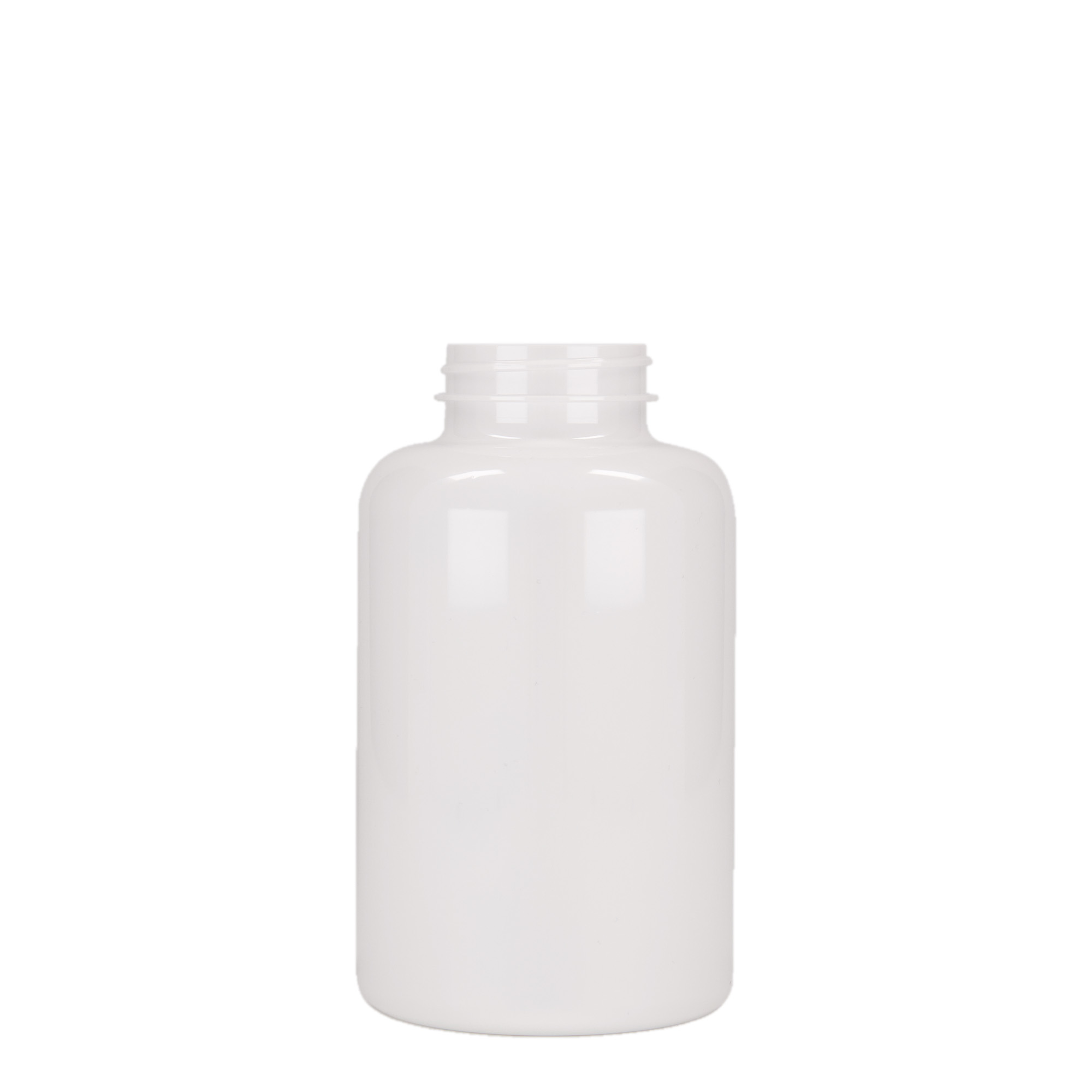 500 ml PET şişe, plastik, beyaz, ağız çapı: 45/400