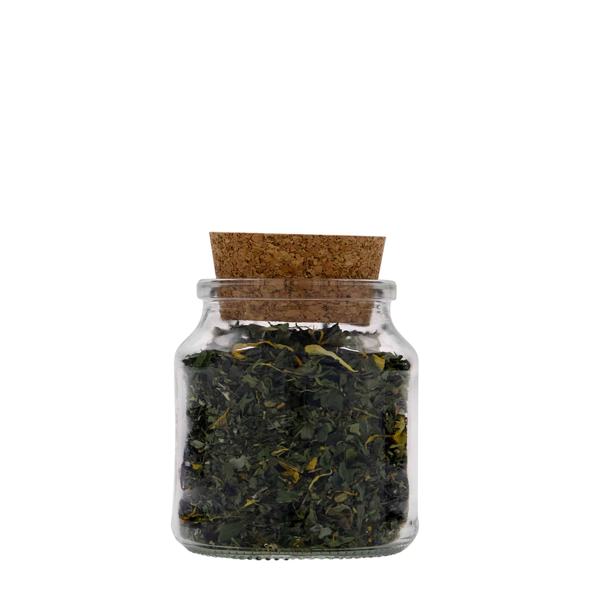 205 ml mantar kapaklı cam, ağız kısmı: mantar