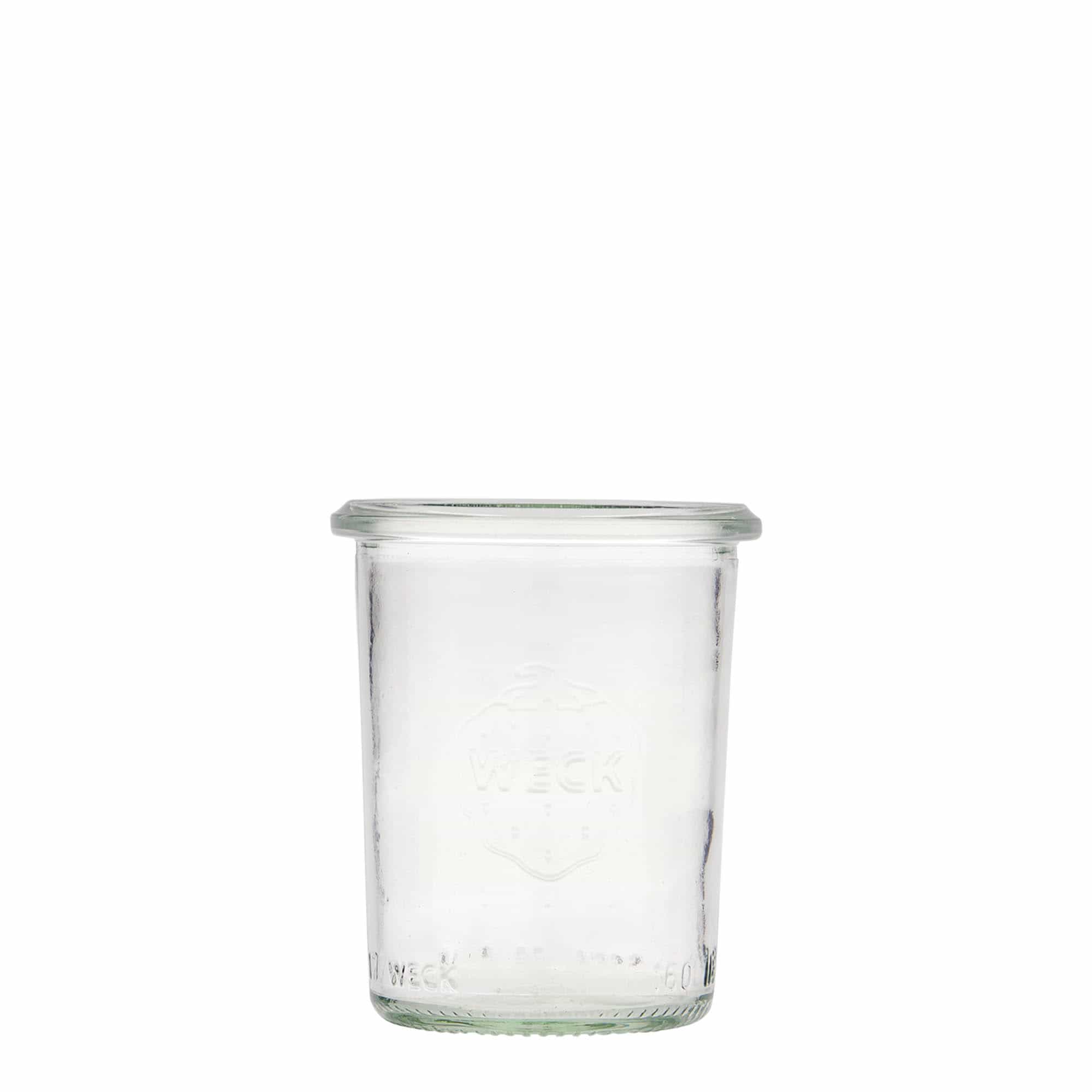 160 ml WECK-dökme kavanoz, ağız: yuvarlak kenar