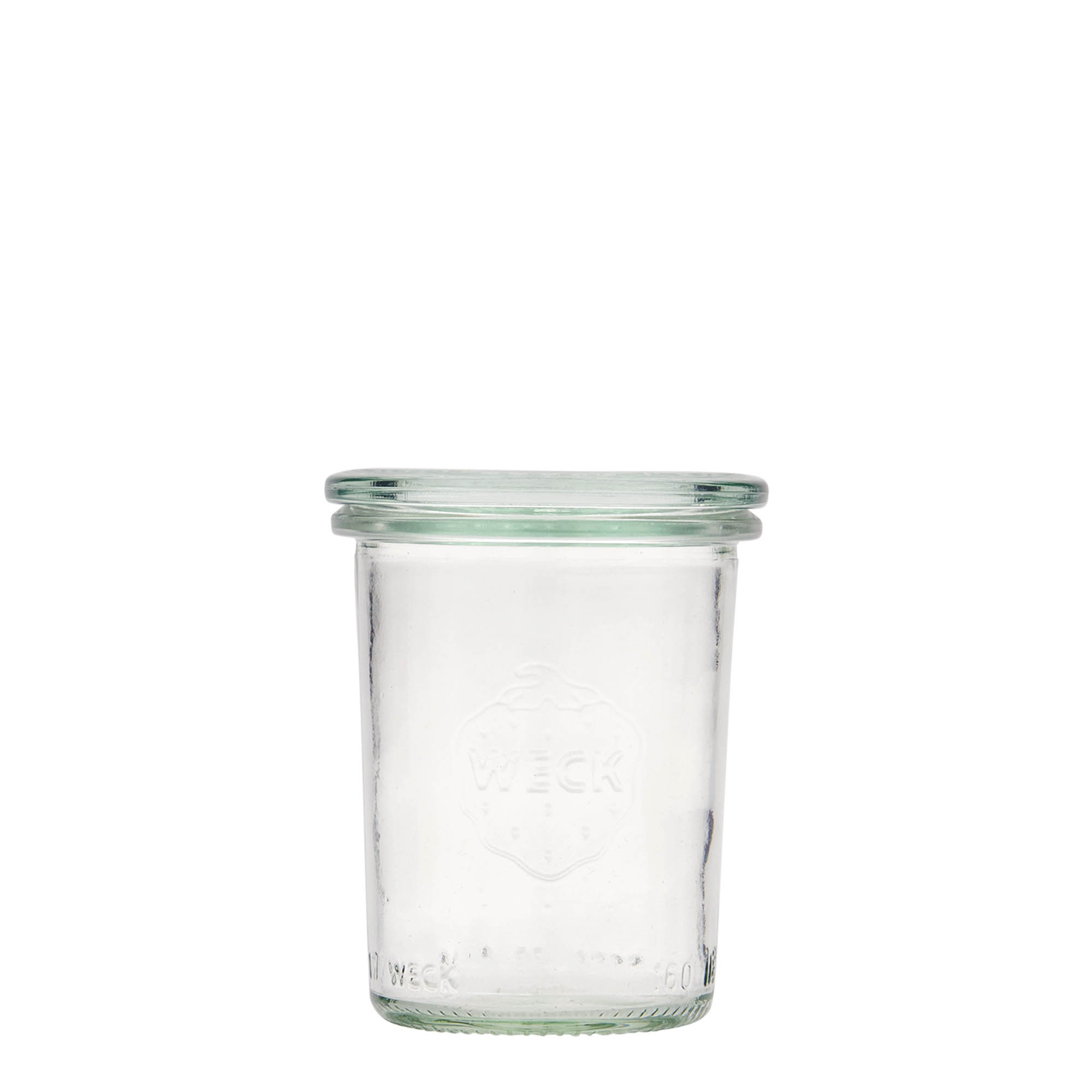 160 ml WECK-dökme kavanoz, ağız: yuvarlak kenar