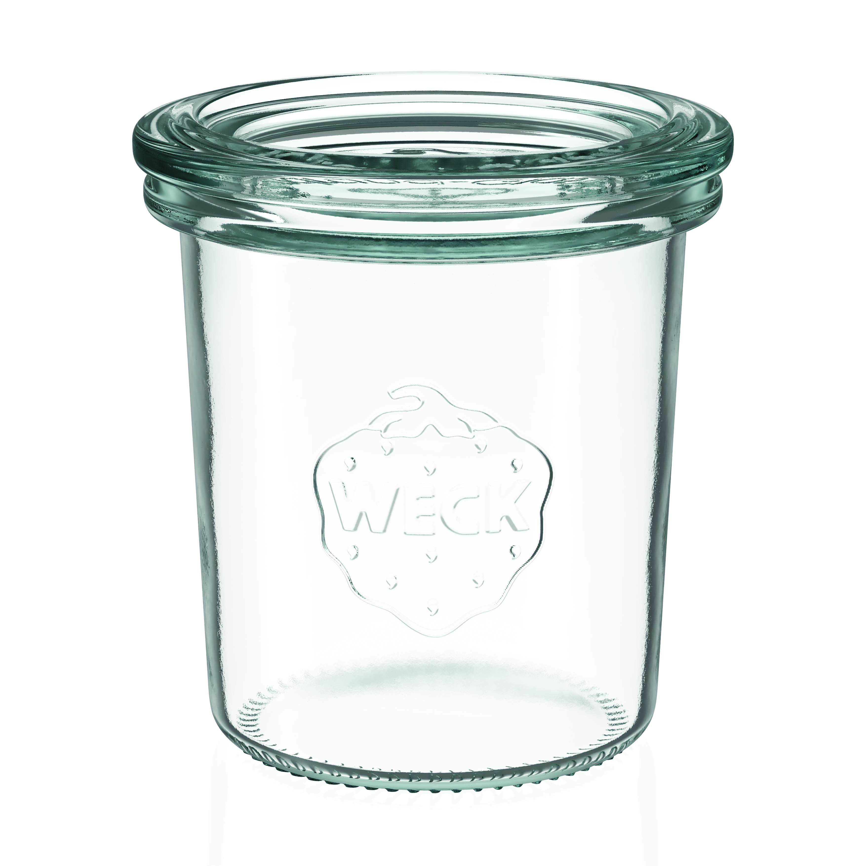 160 ml WECK-dökme kavanoz, ağız: yuvarlak kenar