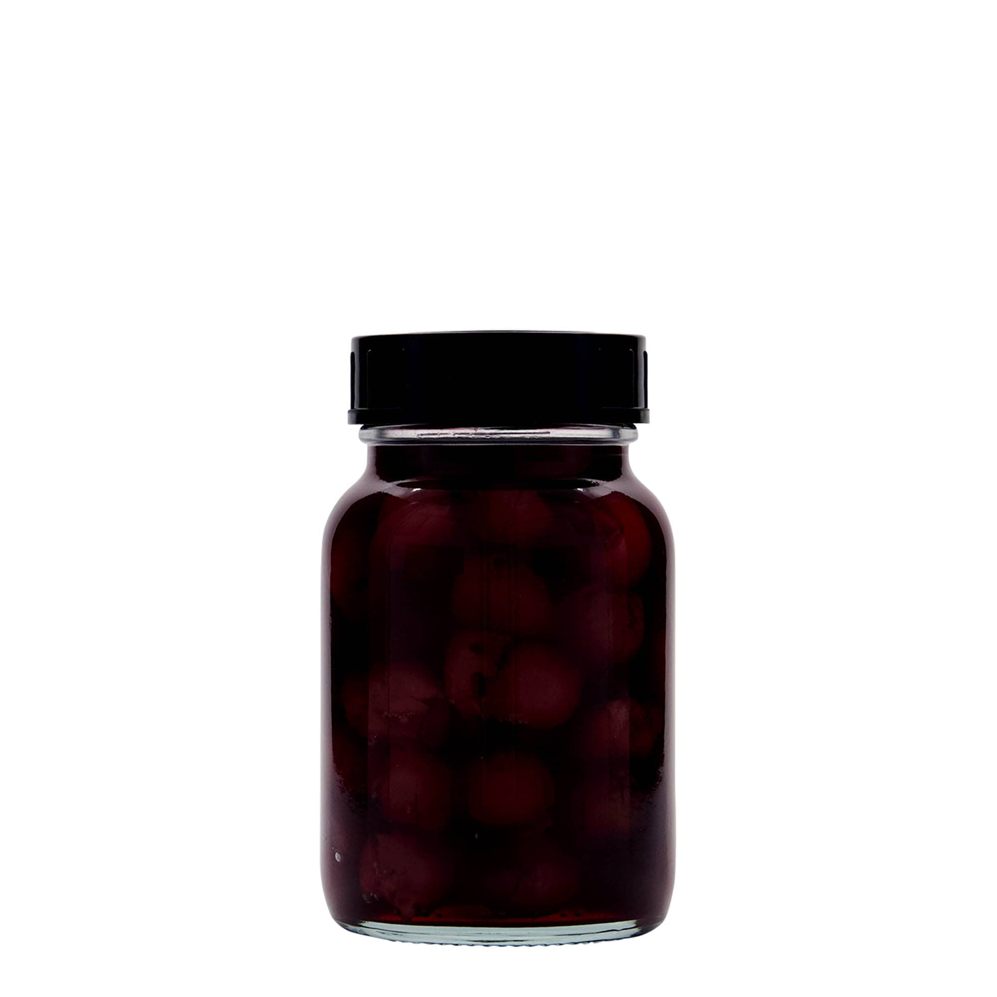250 ml Geniş ağızlı cam, ağız çapı: DIN 55