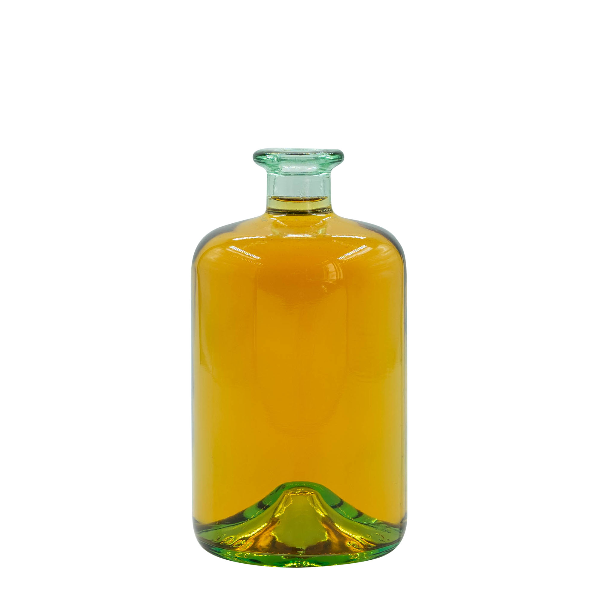 700 ml cam şişe 'Pharma', ağız: mantar