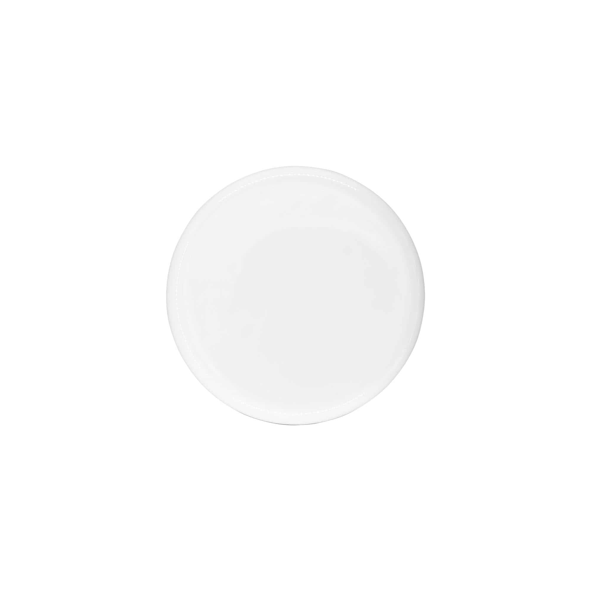 Vida kapak 100 ml 'Bianca' için, PP plastik, beyaz