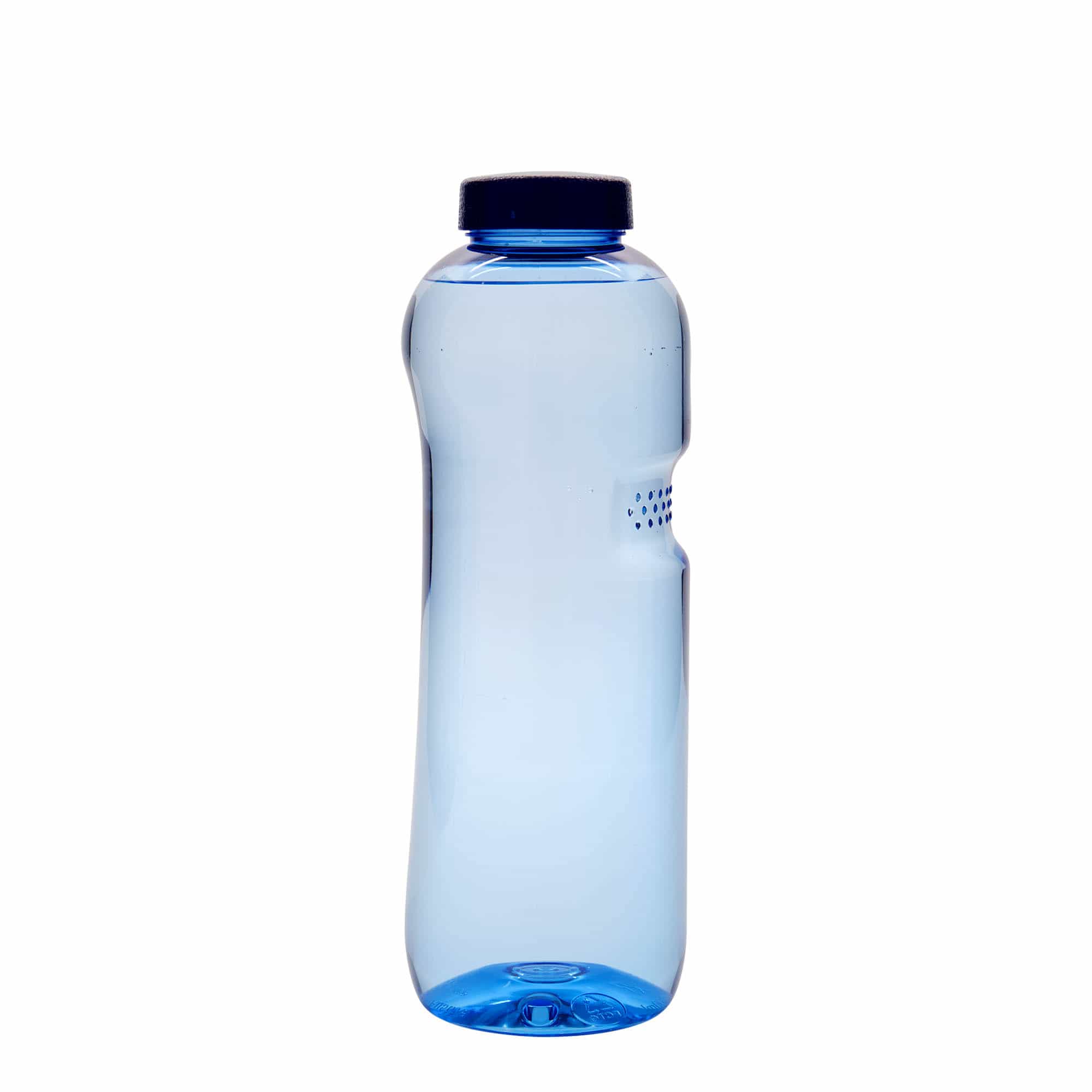 1.000 ml PET içme şişesi 'Kavodrink', plastik, mavi