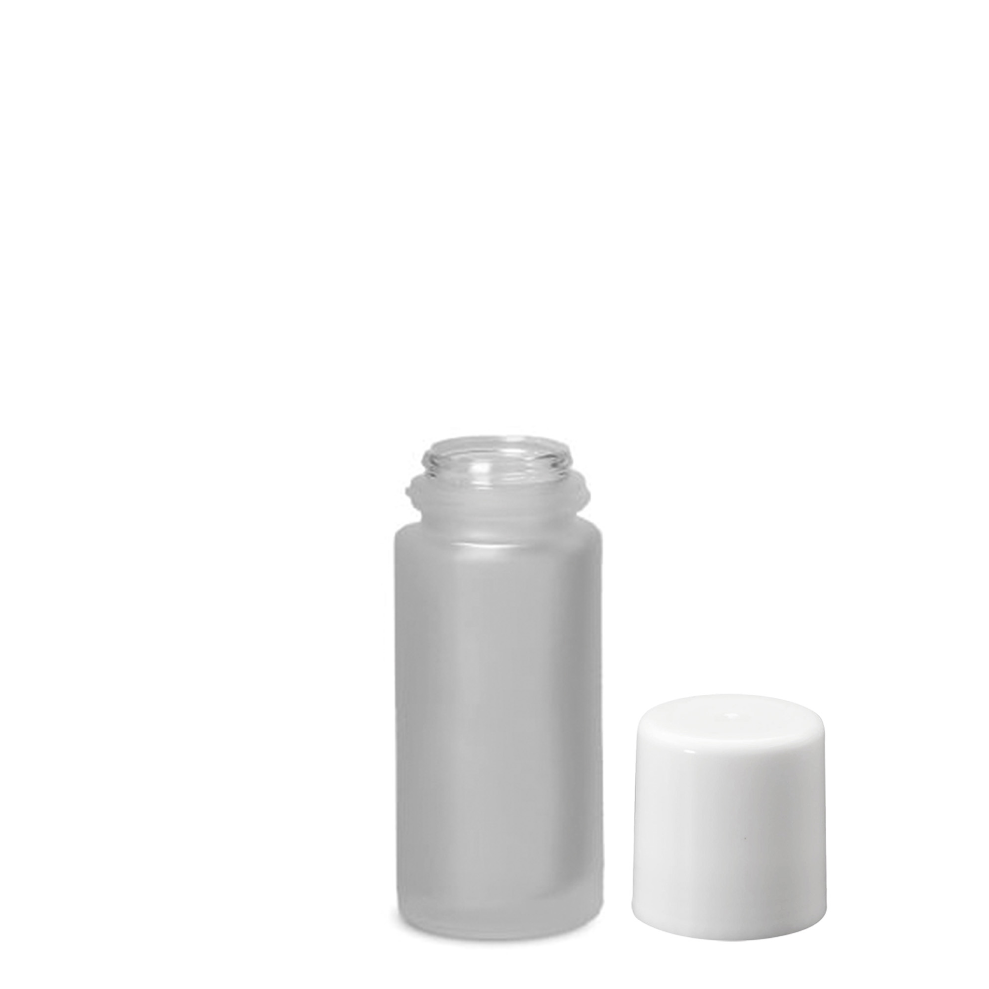 50 ml Roll-On Şişe, Cam, Buzlu, Ağız: Vidalı Kapak