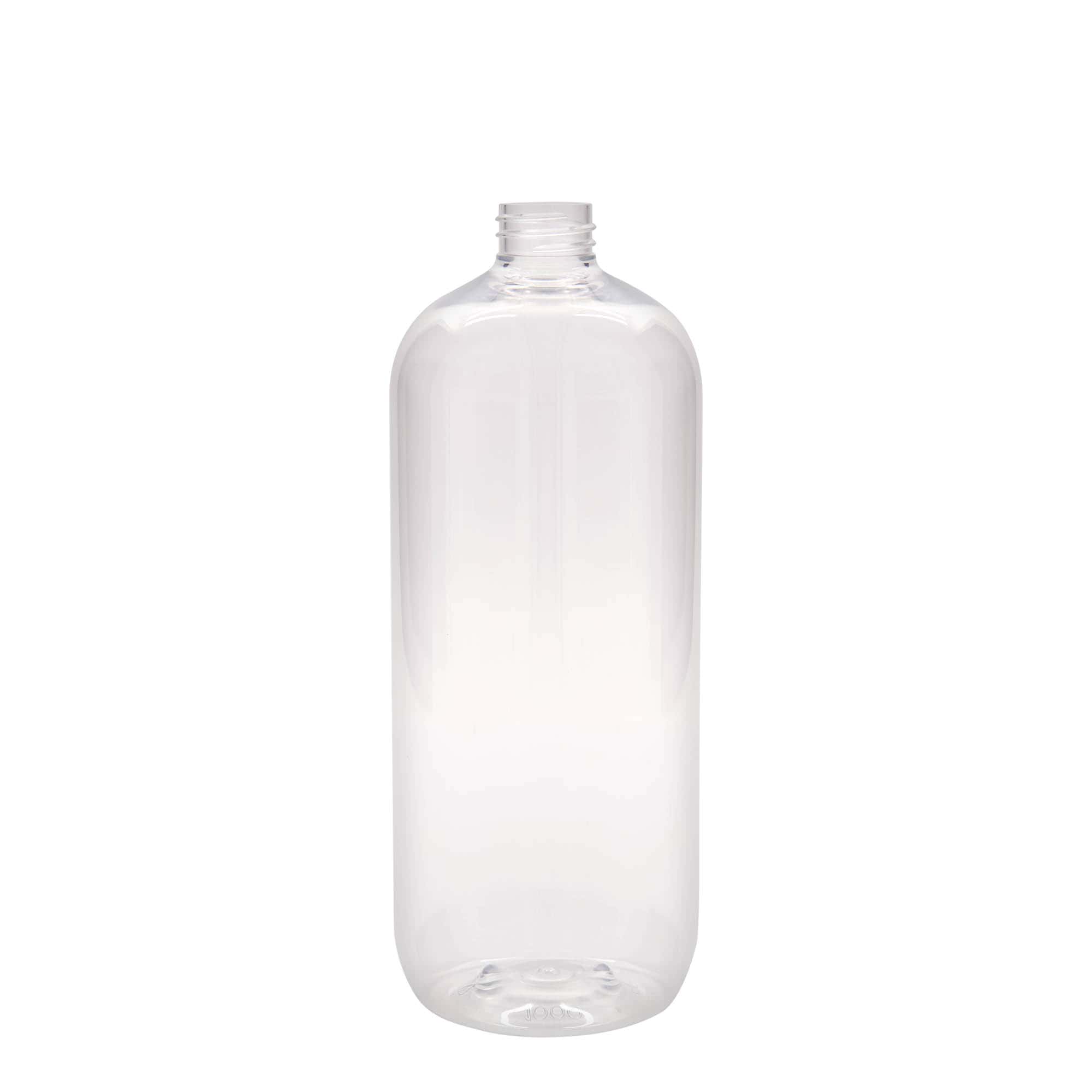 1.000 ml PET Şişe 'Boston', Plastik, Ağız: 28/410