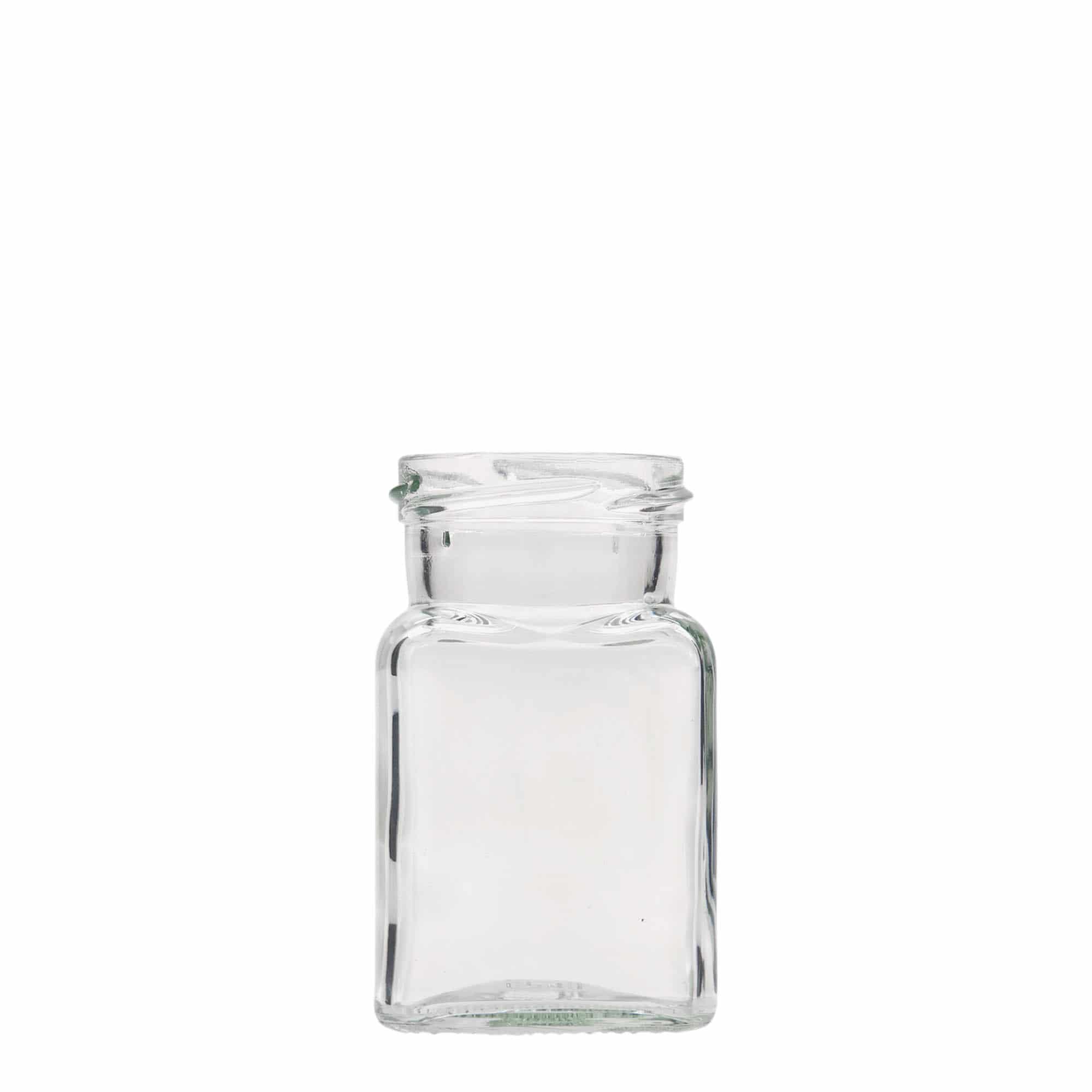 150 ml kare cam, ağız: vidalı kapak (TO 53) 150 ml kare cam, ağız: vidalı kapak (TO 53)