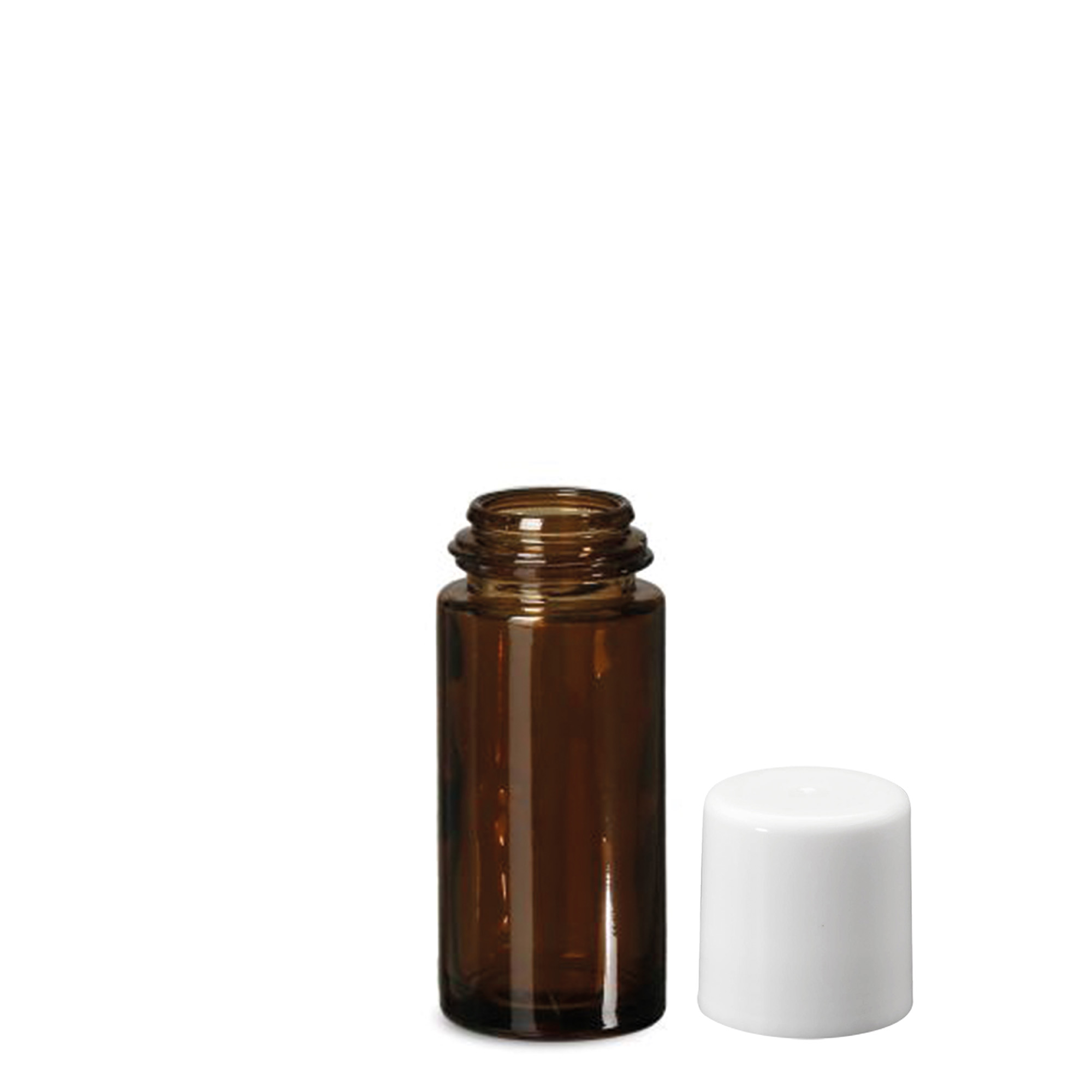 50 ml Roll-On Şişe, Cam, Kahverengi, Ağız: Vidalı Kapak