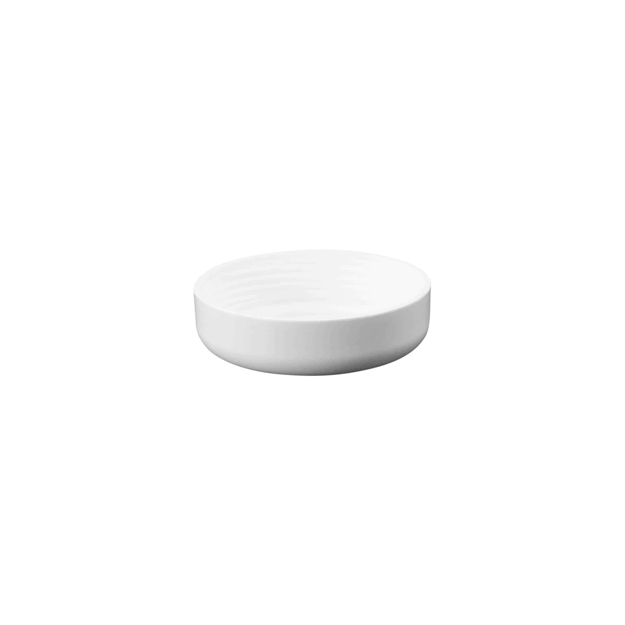 Vida kapak 50 ml 'Bianca' için, PP plastik, beyaz