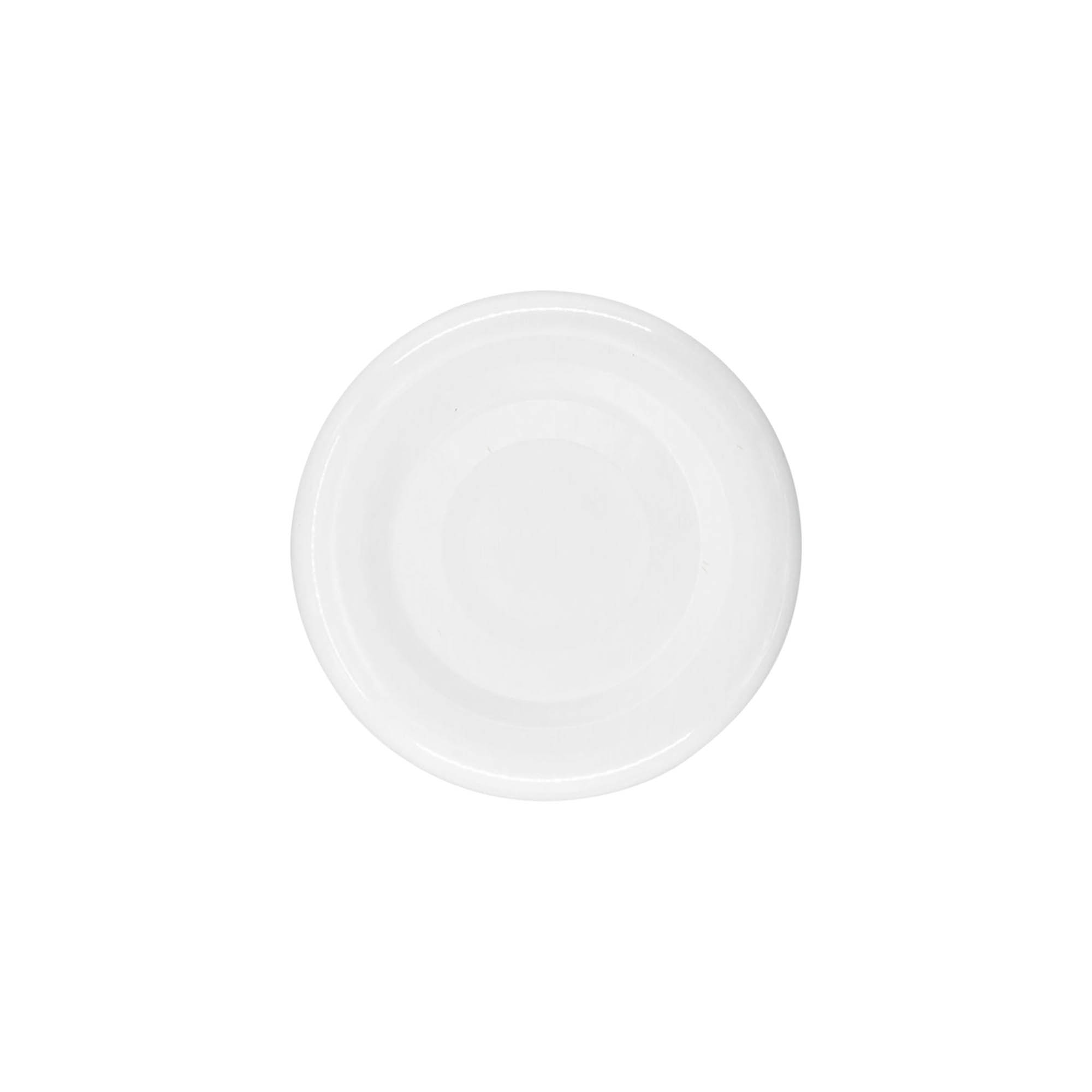 Twist-Off-Kapak, Beyaz Teneke, beyaz, ağız çapı için: TO 38