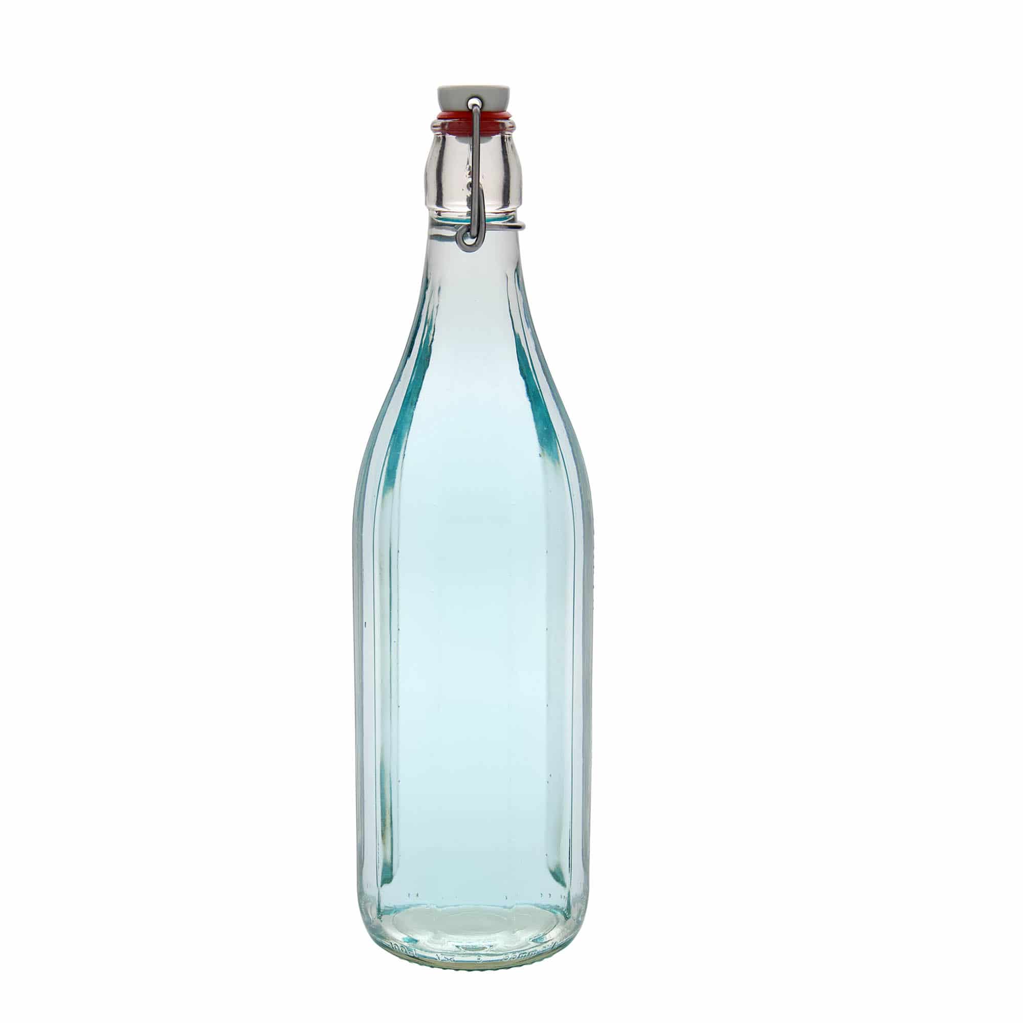 1.000 ml cam şişe 'Bravo' #, ongen, ağız: mandallı kapak