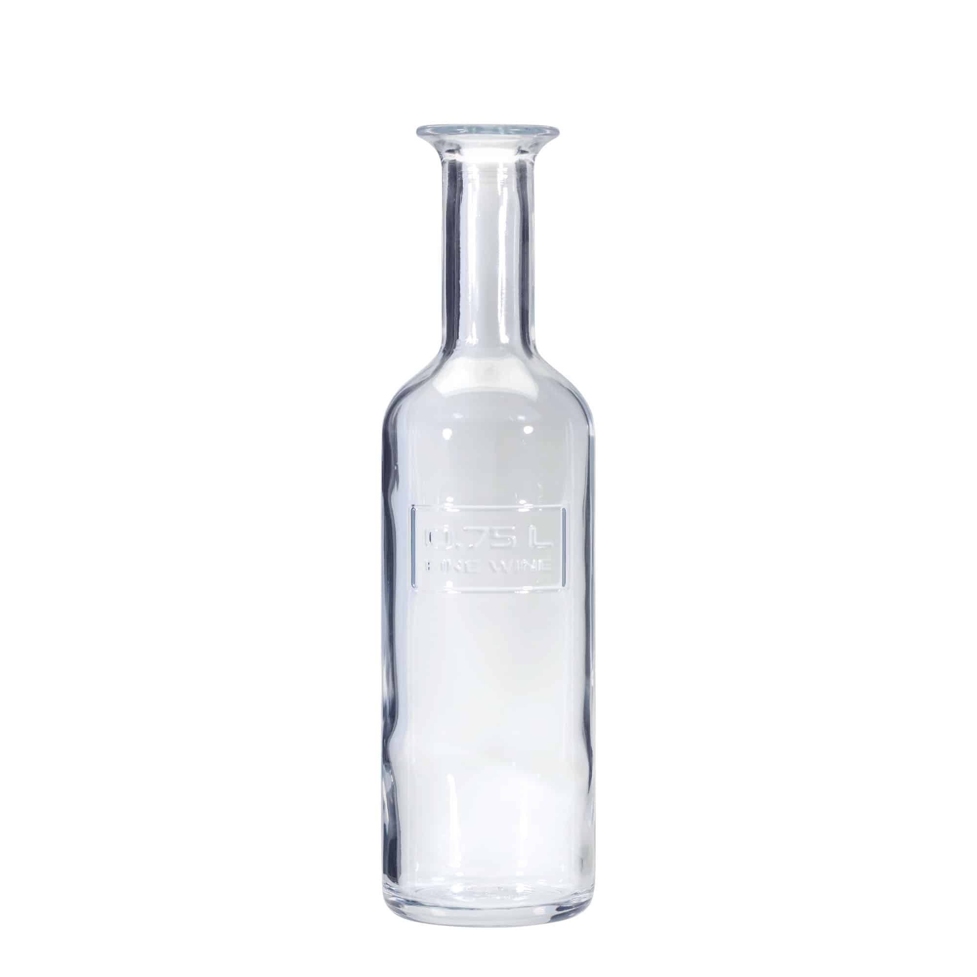 750 ml Cam şişe 'Optima Fine Wine', Ağız: Mantar 750 ml Cam şişe 'Optima Fine Wine', Ağız: Mantar