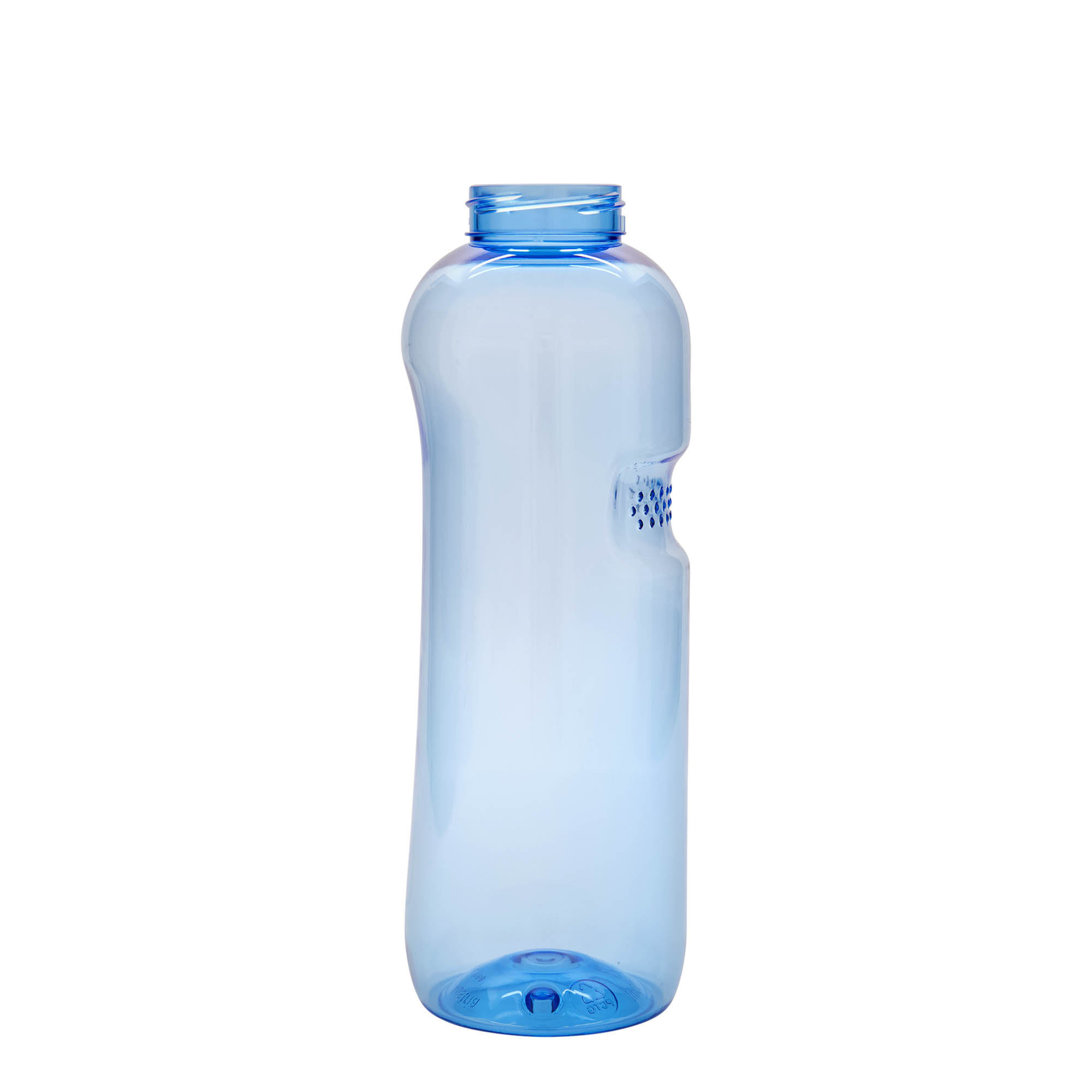 1.000 ml PET içme şişesi 'Kavodrink', plastik, mavi