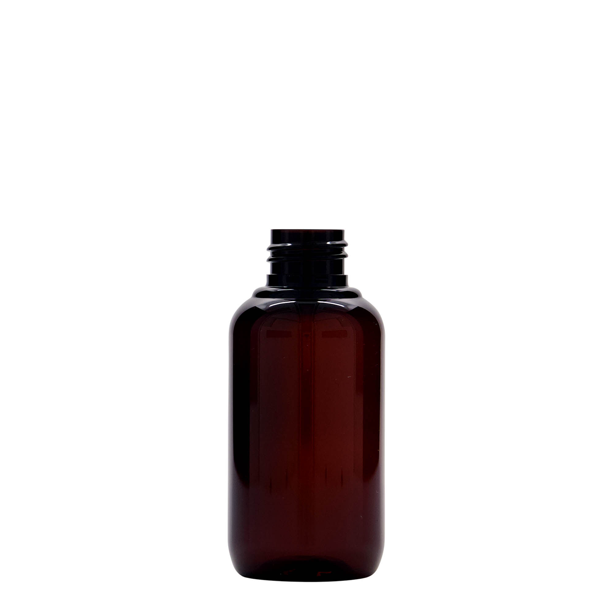 100 ml Geri Dönüştürülmüş Plastik Şişe 'Victor's Best', PCR, kahverengi, Ağız: 24/410