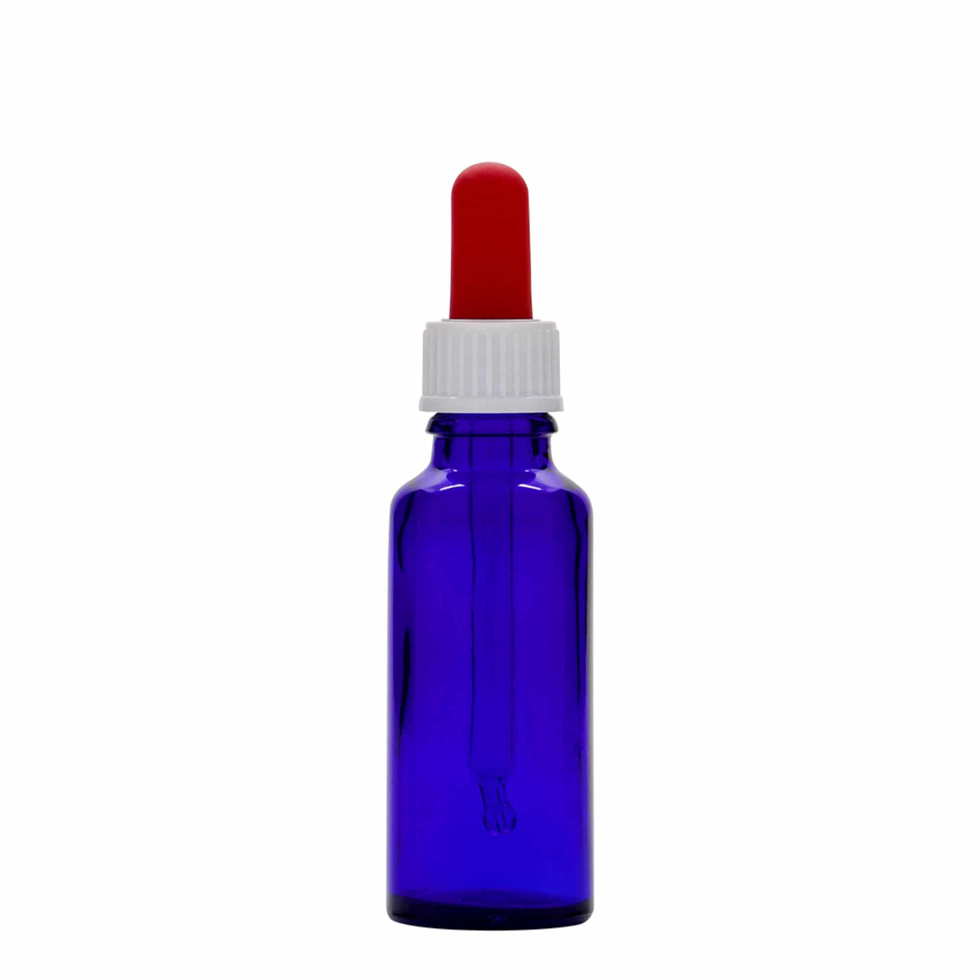 30 ml Pipet Şişesi Tıbbi, Cam, kral mavisi-kırmızı, Ağız: DIN 18 30 ml Pipet Şişesi Tıbbi, Cam, kral mavisi-kırmızı, Ağız: DIN 18