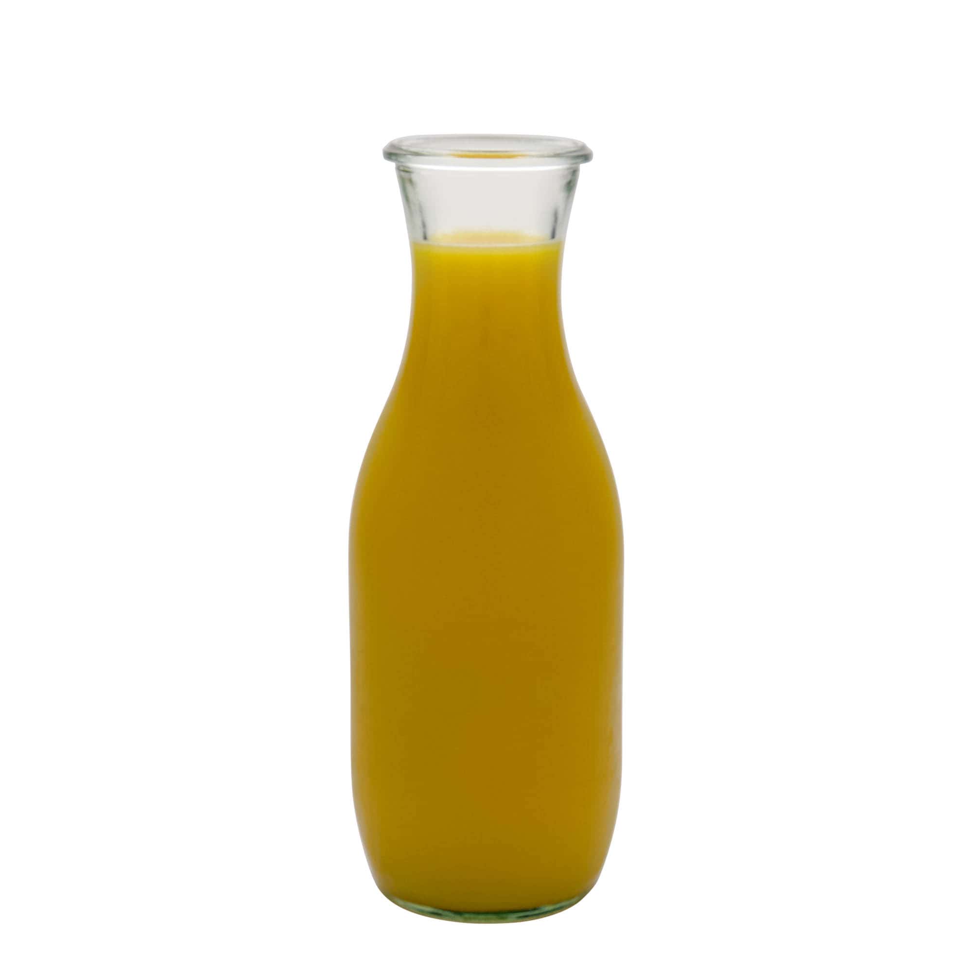 1.000 ml WECK-Meyve Suyu Şişesi, Ağız: Yuvarlak Kenar