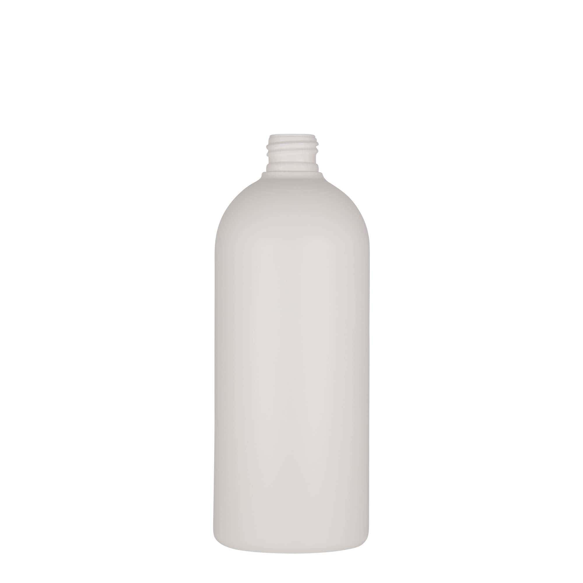 500 ml plastik şişe 'Tuffy', HDPE, beyaz, ağız: 24/410