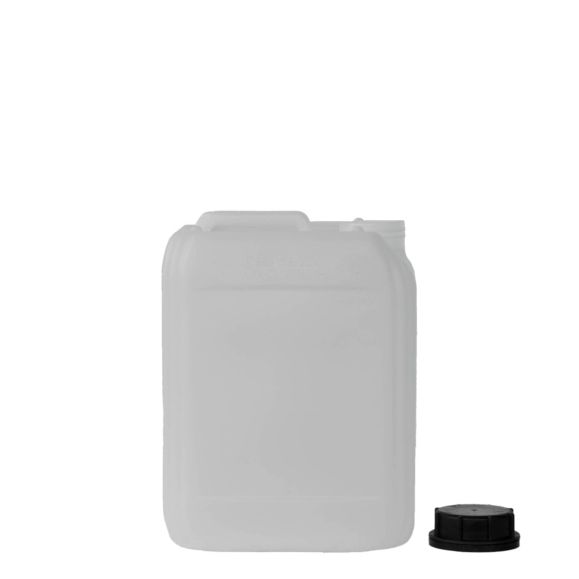 5 l Kanister, dikdörtgen, HDPE plastik, doğal, ağız: ND 55