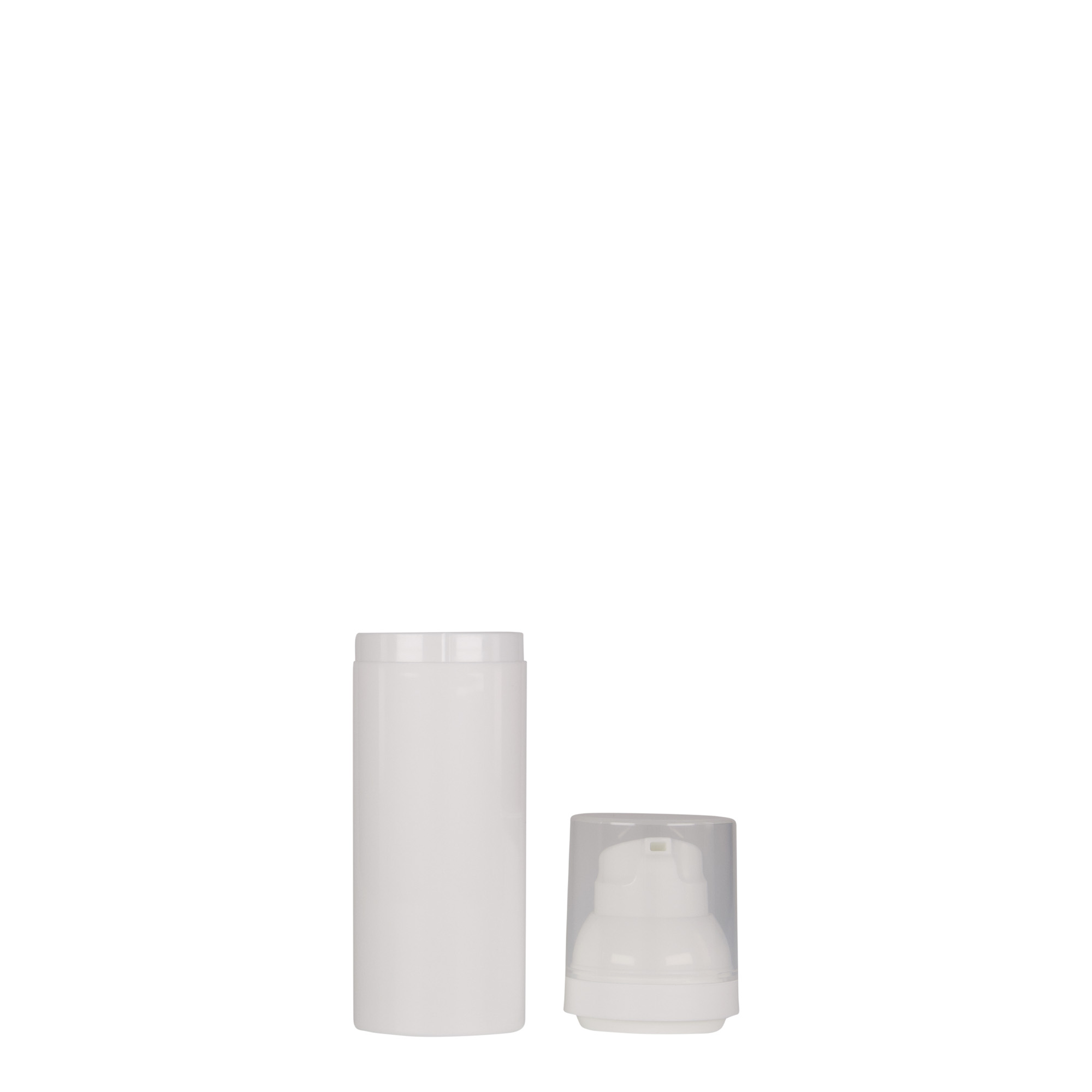 50 ml Airless Dispenser 'Mezzo', PP plastik, beyaz