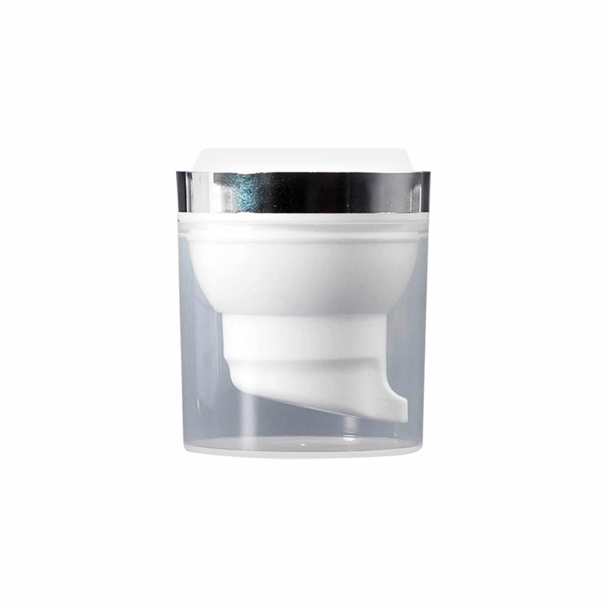 Airless Dispenser Pompa Kafası 'Mezzo', PP-Plastik, beyaz