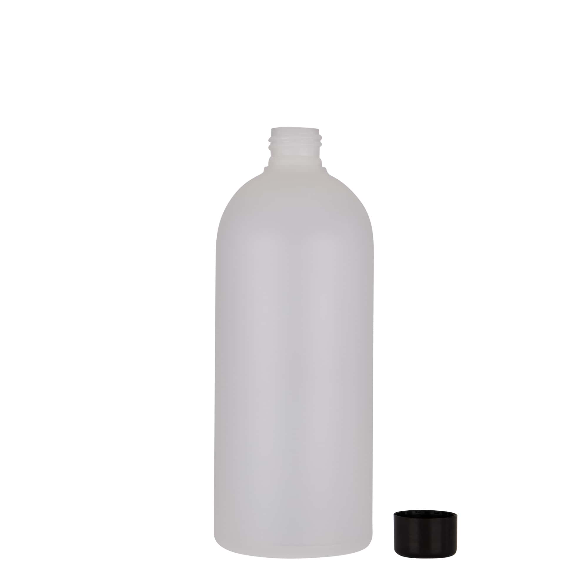 500 ml plastik şişe 'Tuffy', HDPE, doğal, ağız: 24/410
