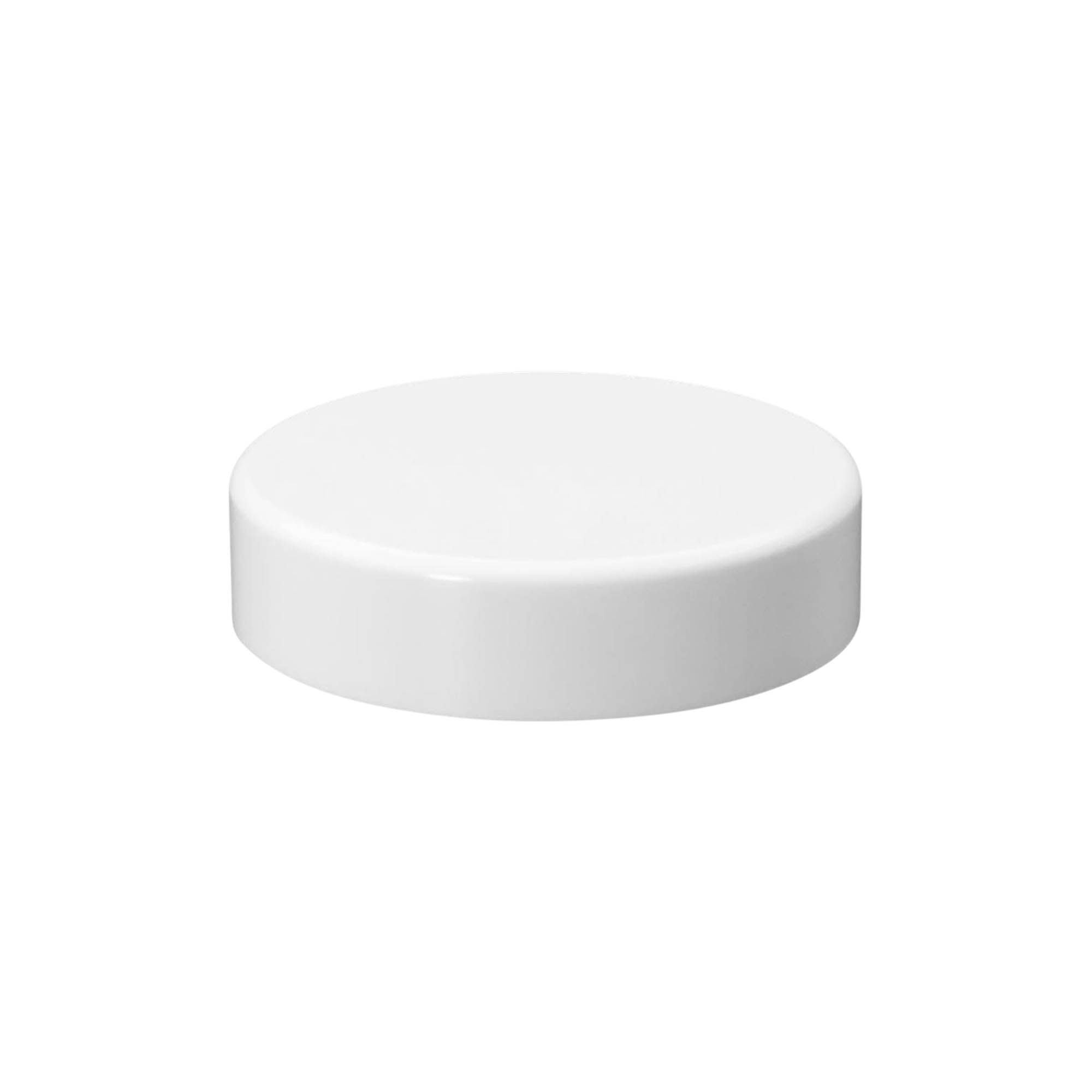 Vida kapak 50 ml 'Beauty' için, HPM plastik, beyaz