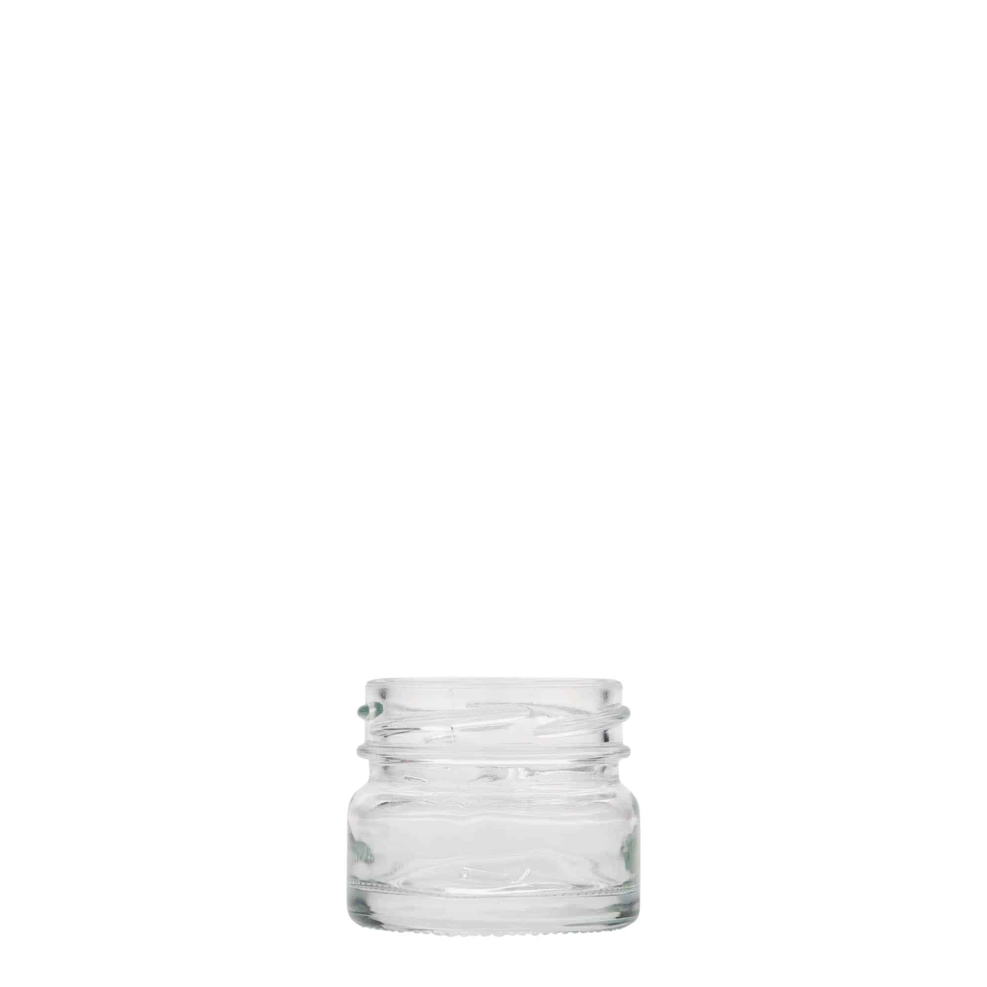 30 ml düz yuvarlak cam, ağız: Twist-Off (TO 43) 30 ml düz yuvarlak cam, ağız: Twist-Off (TO 43)