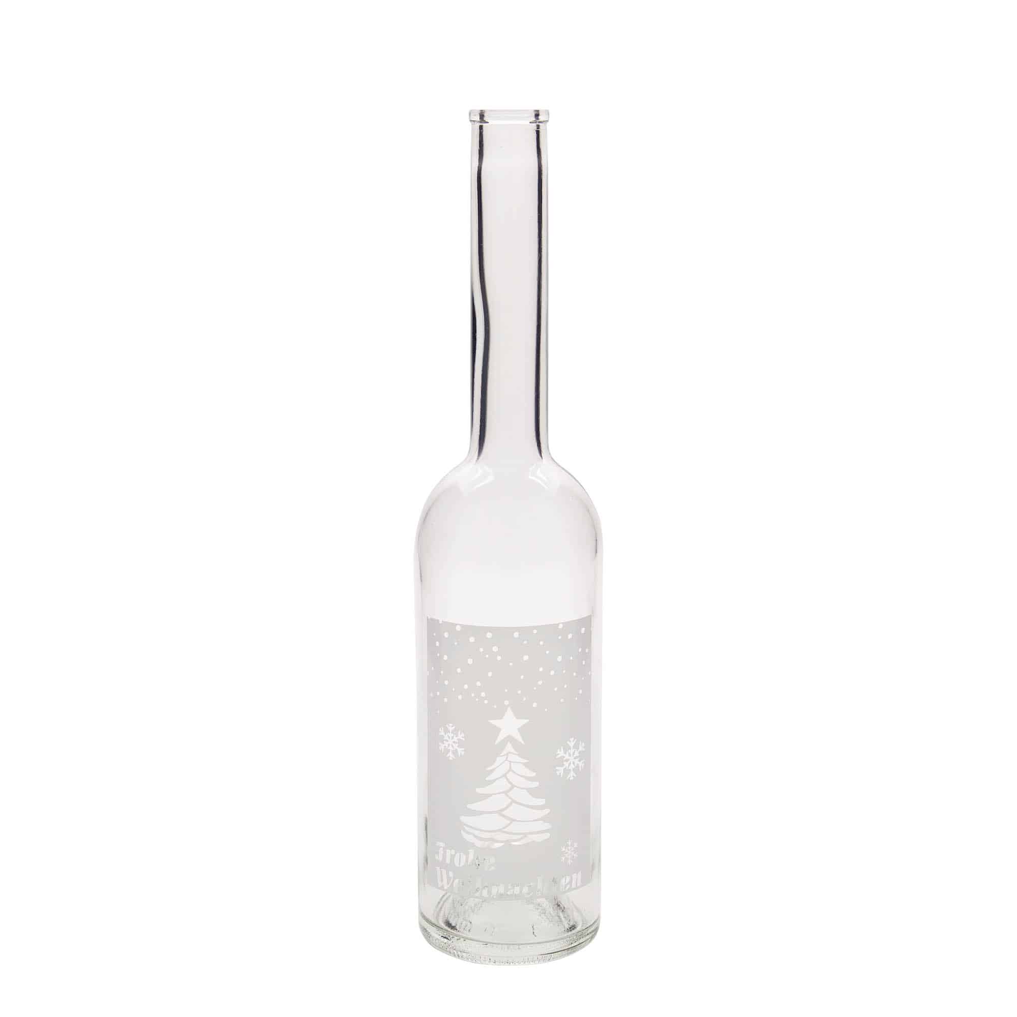 500 ml Cam şişe 'Opera', Motif: Beyaz Noel, Ağız: Mantar 500 ml Cam şişe 'Opera', Motif: Beyaz Noel, Ağız: Mantar