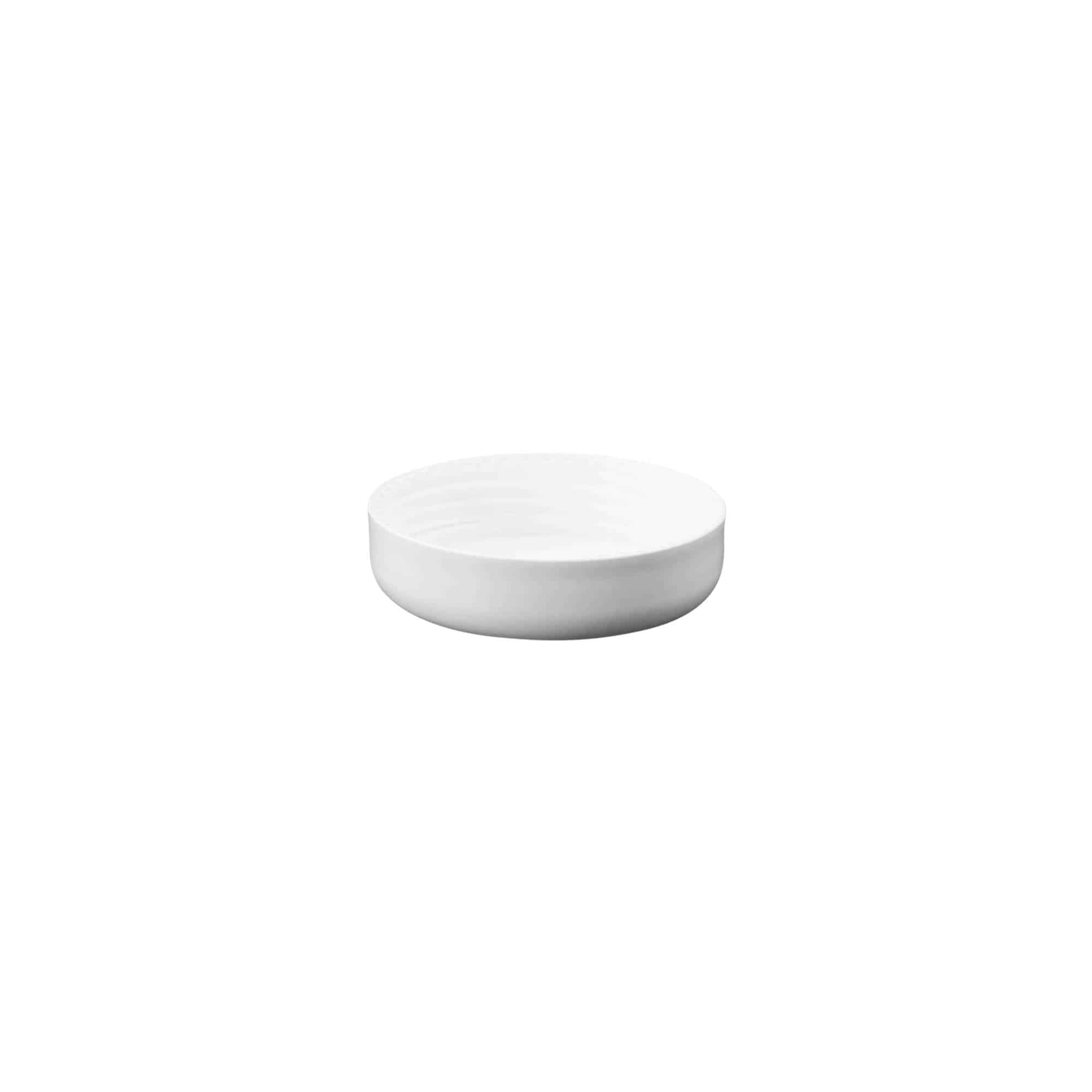 Vida kapak 30 ml 'Bianca' için, PP plastik, beyaz