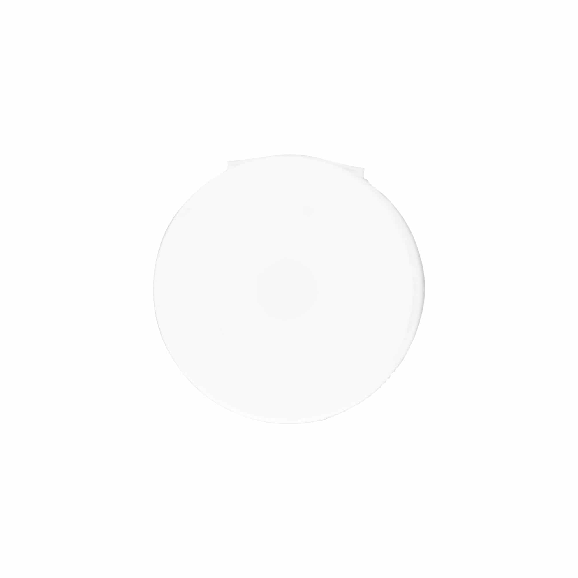 Vida kapaklı katlanır menteşe, PP plastik, beyaz, ağız çapı için: 38/400 Vida kapaklı katlanır menteşe, PP plastik, beyaz, ağız çapı için: 38/400