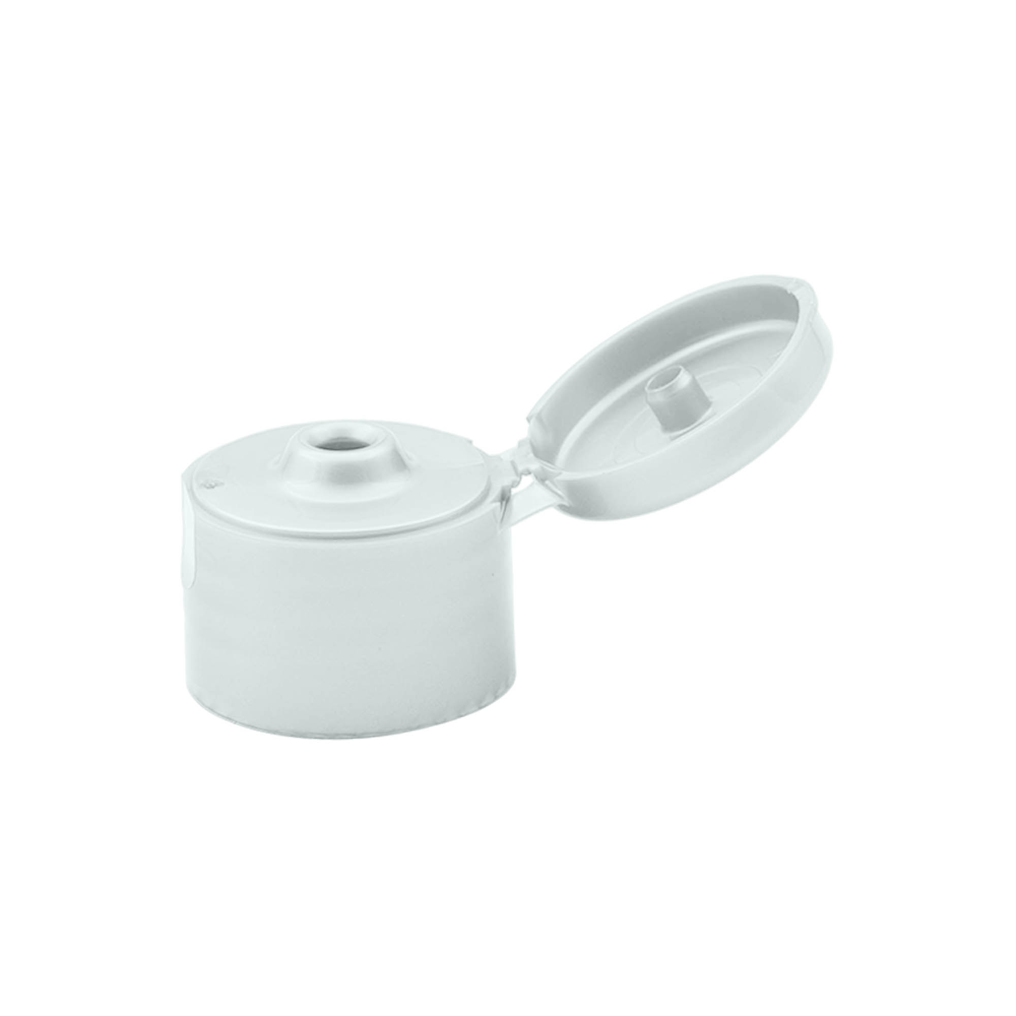 Vida Kapağı Menteşe, PP Plastik, gümüş, ağız çapı için: 24/410 Vida Kapağı Menteşe, PP Plastik, gümüş, ağız çapı için: 24/410