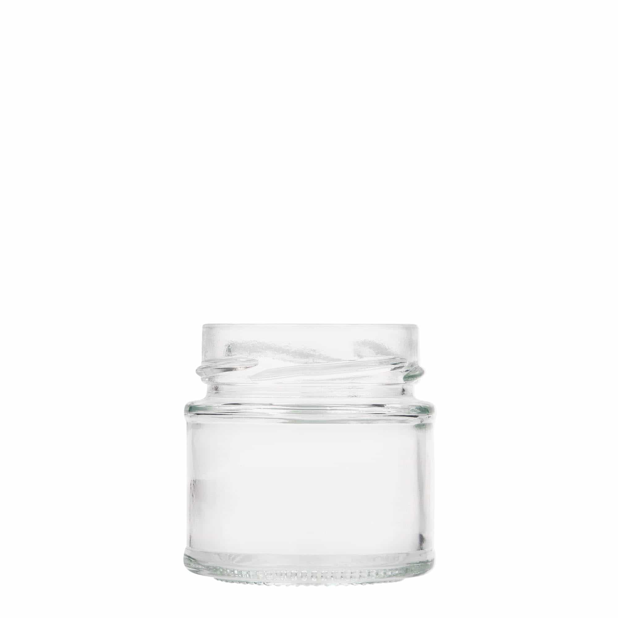 156 ml Yuvarlak Cam 'Enjoy', Ağız: Derin Vidalı Kapak (DTO 63)