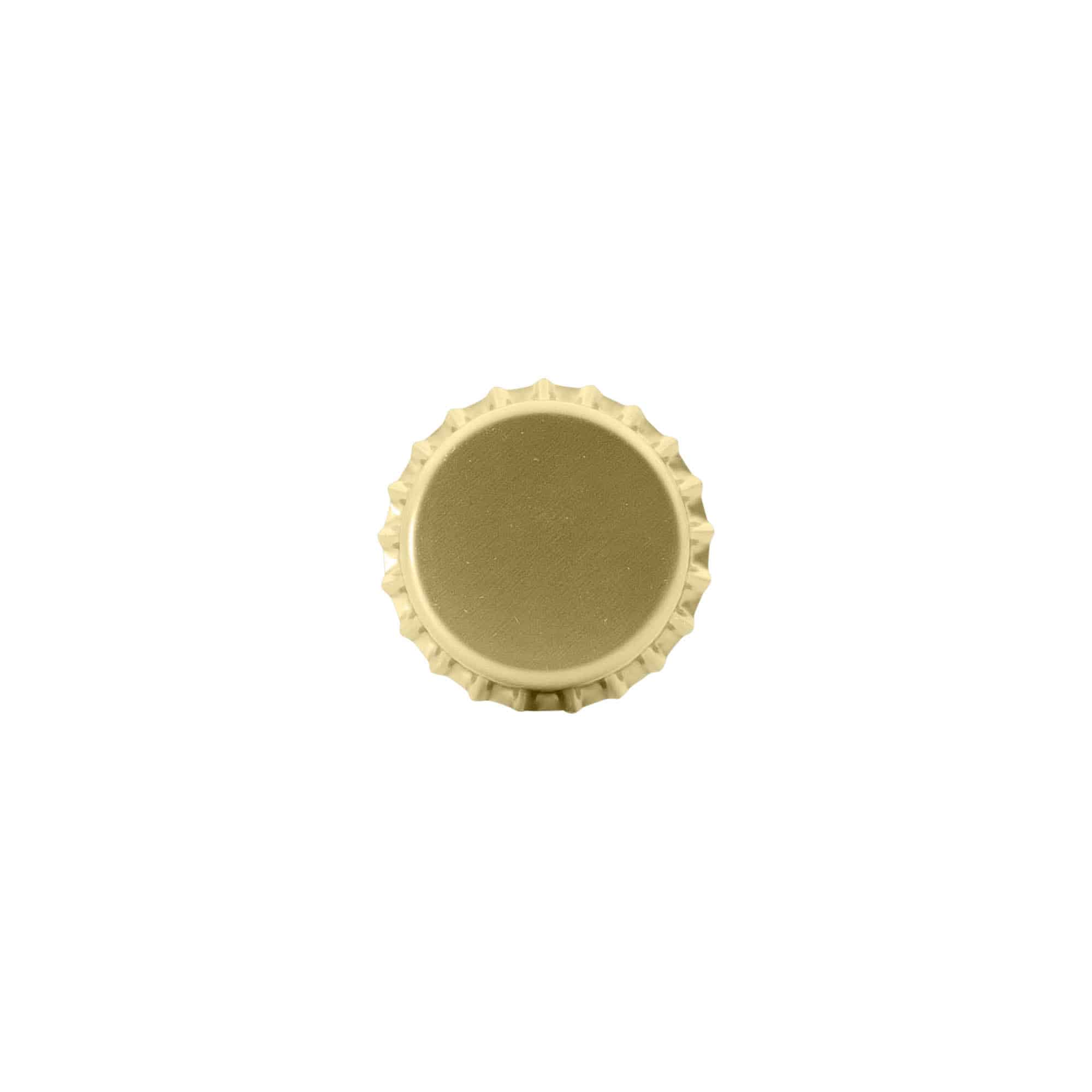 26 mm Metal, altın renkli şişe kapağı 26 mm Metal, altın renkli şişe kapağı