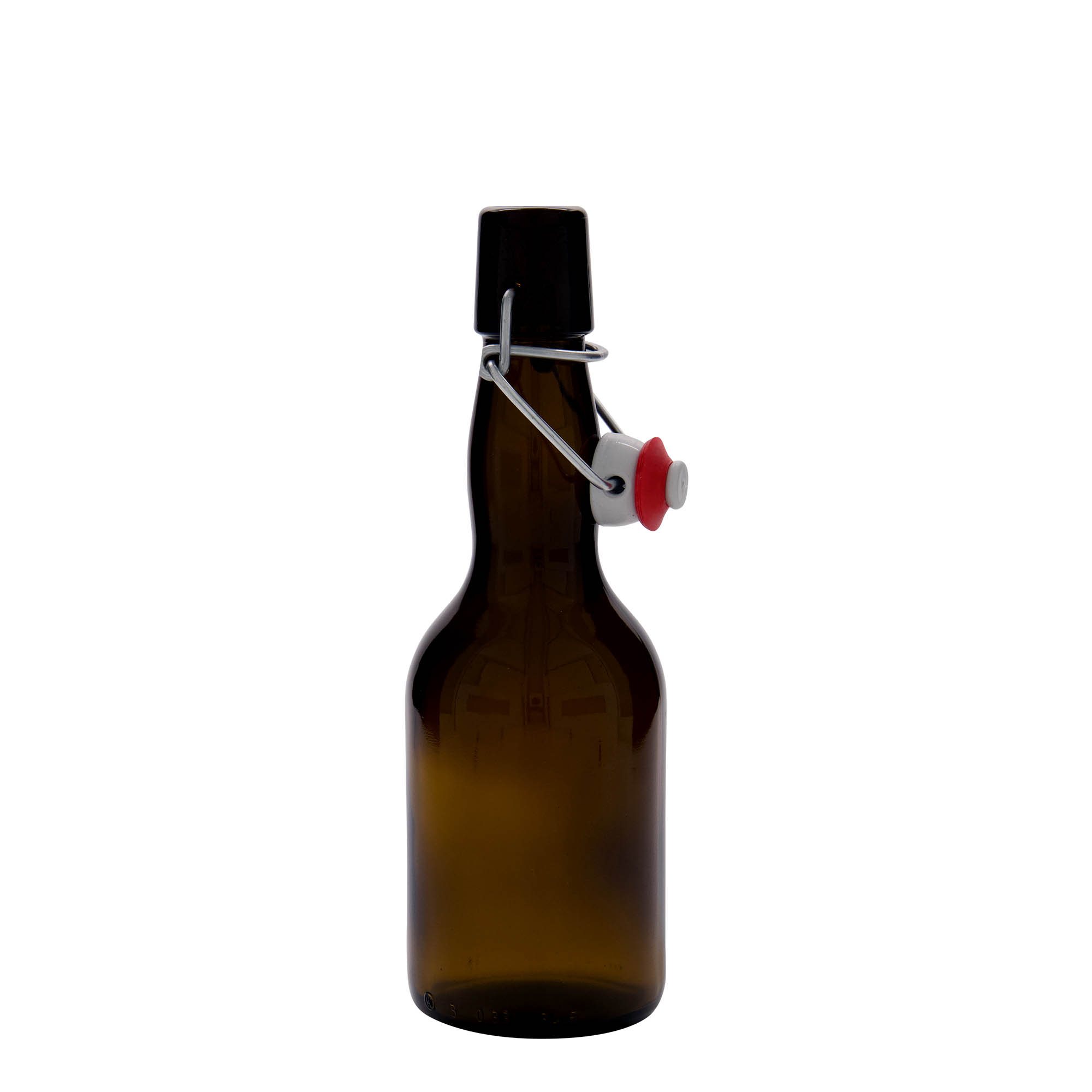 330 ml Bira Şişesi Boyunlu, Cam, Kahverengi, Ağız: Mandallı Kapatma