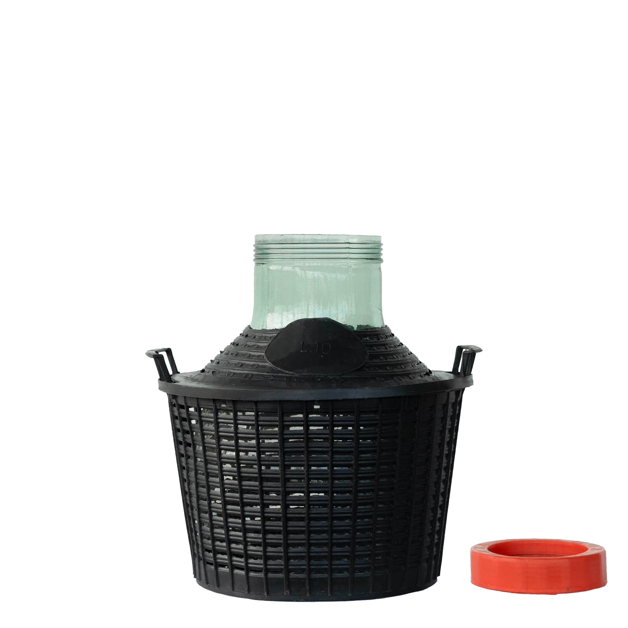 10 l Balon Şişe Geniş Ağız, Cam, Ağız: Vidalı Kapak 10 l Balon Şişe Geniş Ağız, Cam, Ağız: Vidalı Kapak