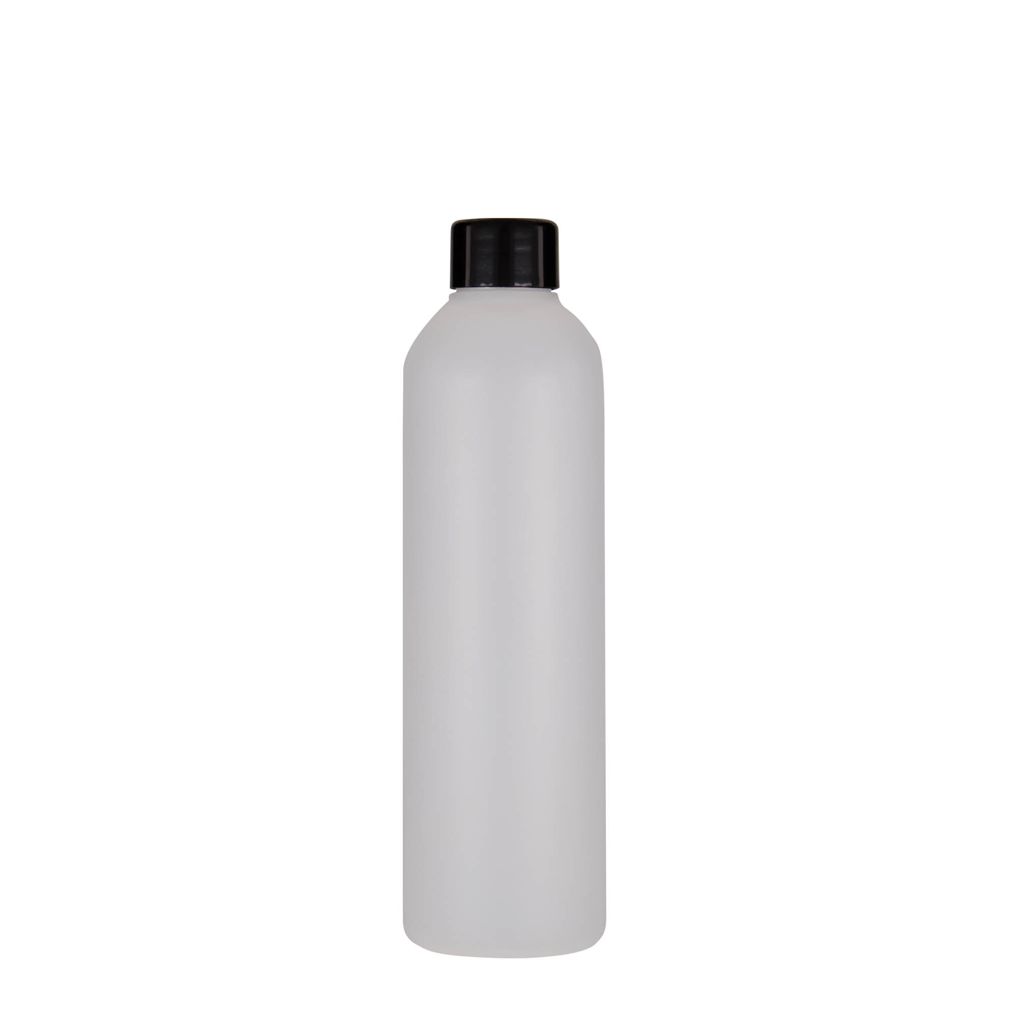 250 ml plastik şişe 'Tuffy', HDPE, doğal, ağız: 24/410