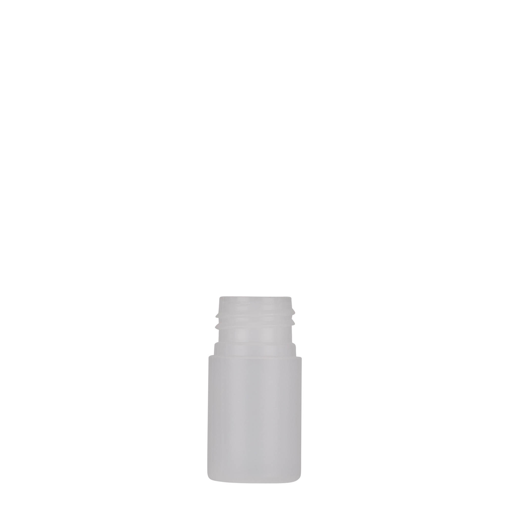 15 ml plastik şişe 'Tuffy', HDPE, doğal, ağız: 24/410