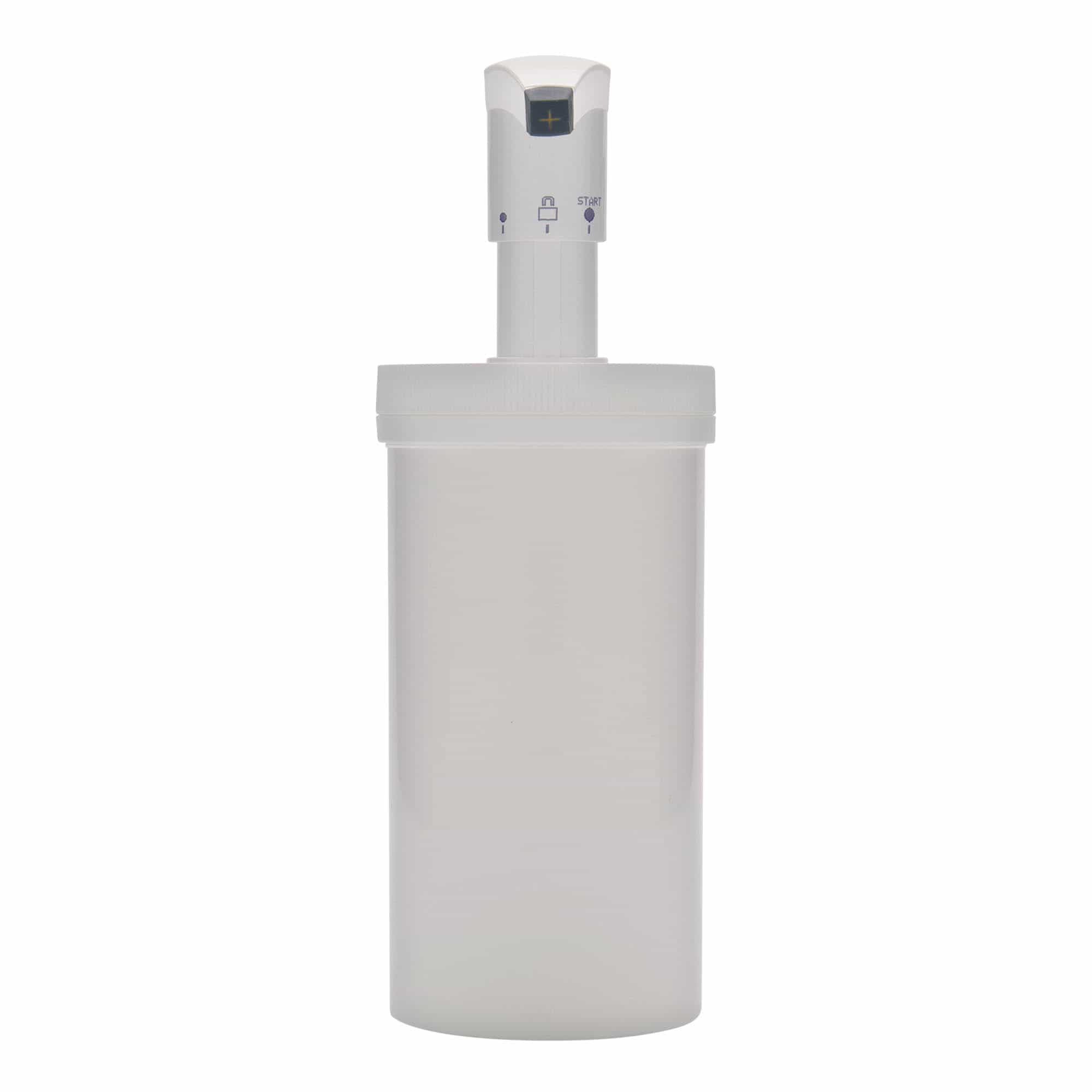 655 ml Dispenser Şişesi 'Securibox', PP-Plastik, beyaz, Ağız: Vidalı kapak