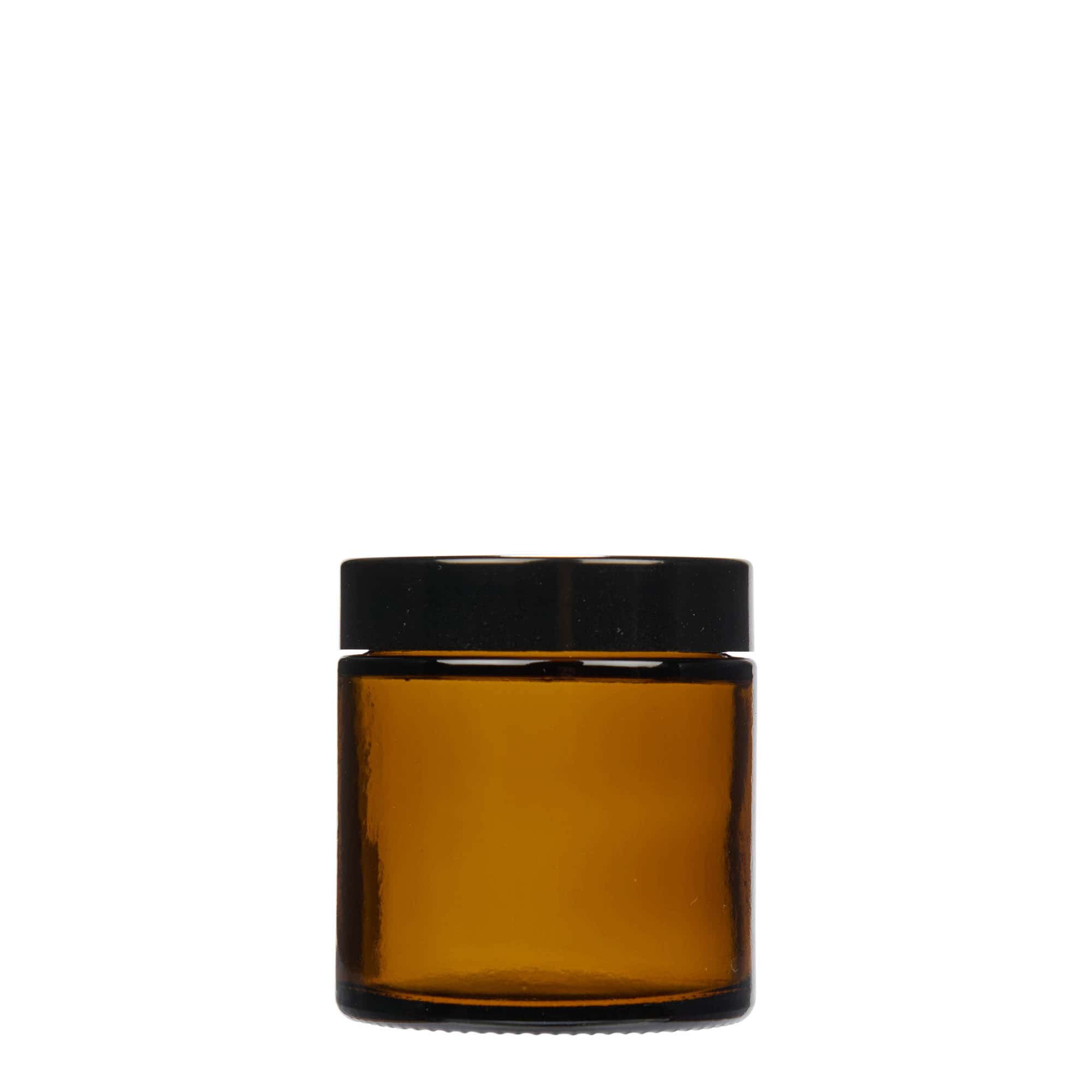 120 ml Kavanoz 'Brown Line', cam, kahverengi, ağız: Vidalı kapak
